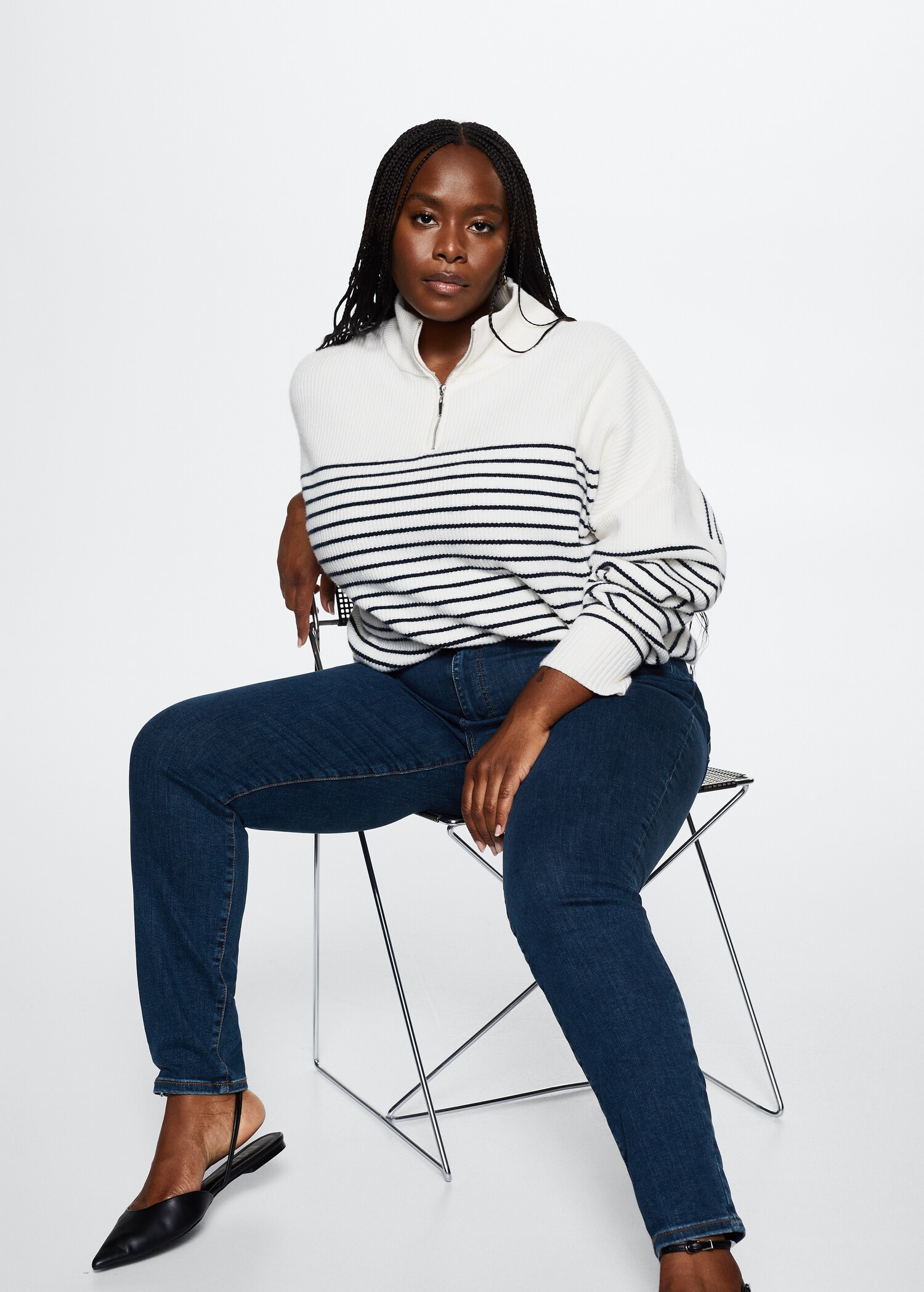 Jeans skinny vita alta  - Dettaglio dell'articolo 4