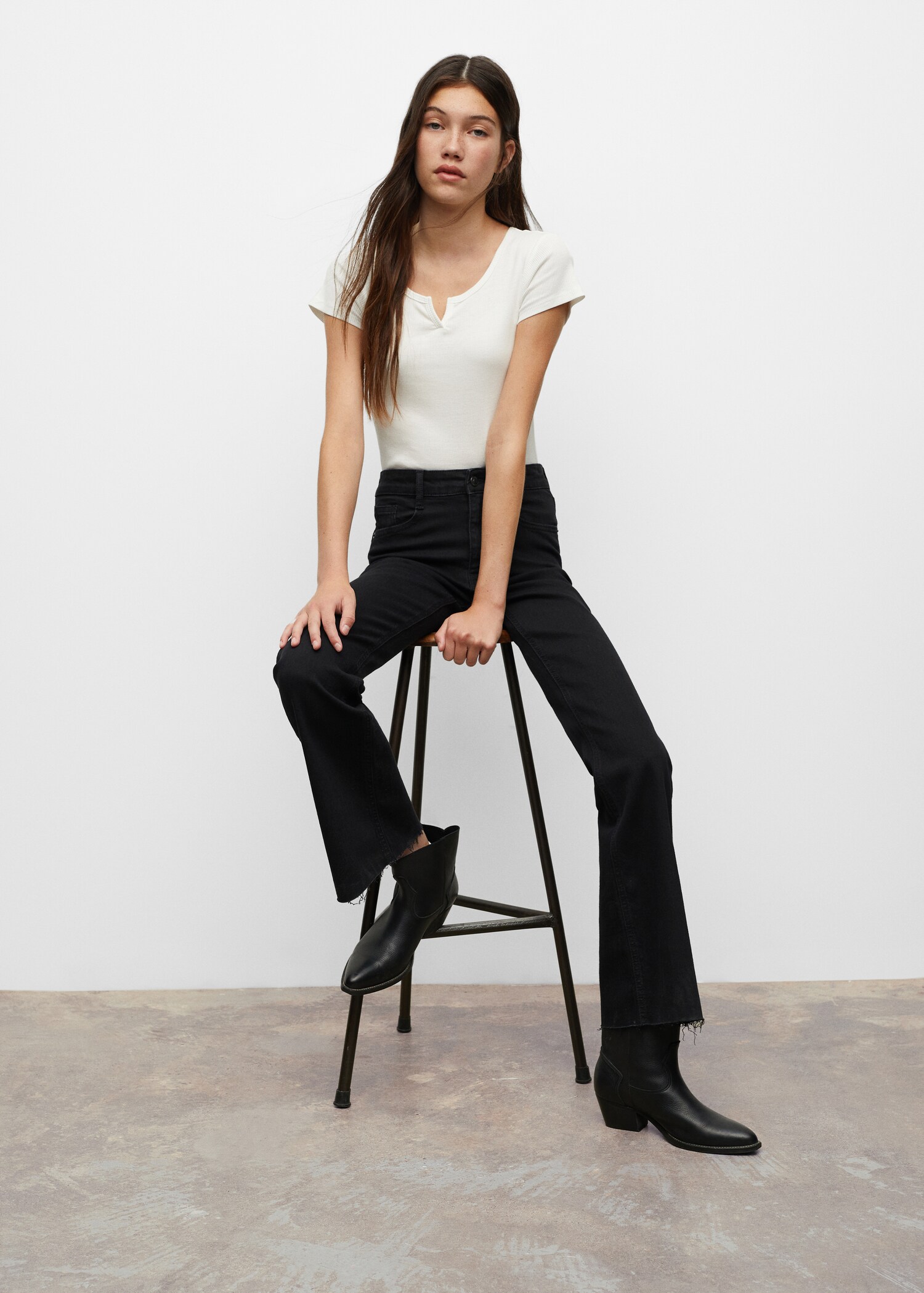 Jeans flare - Piano medio