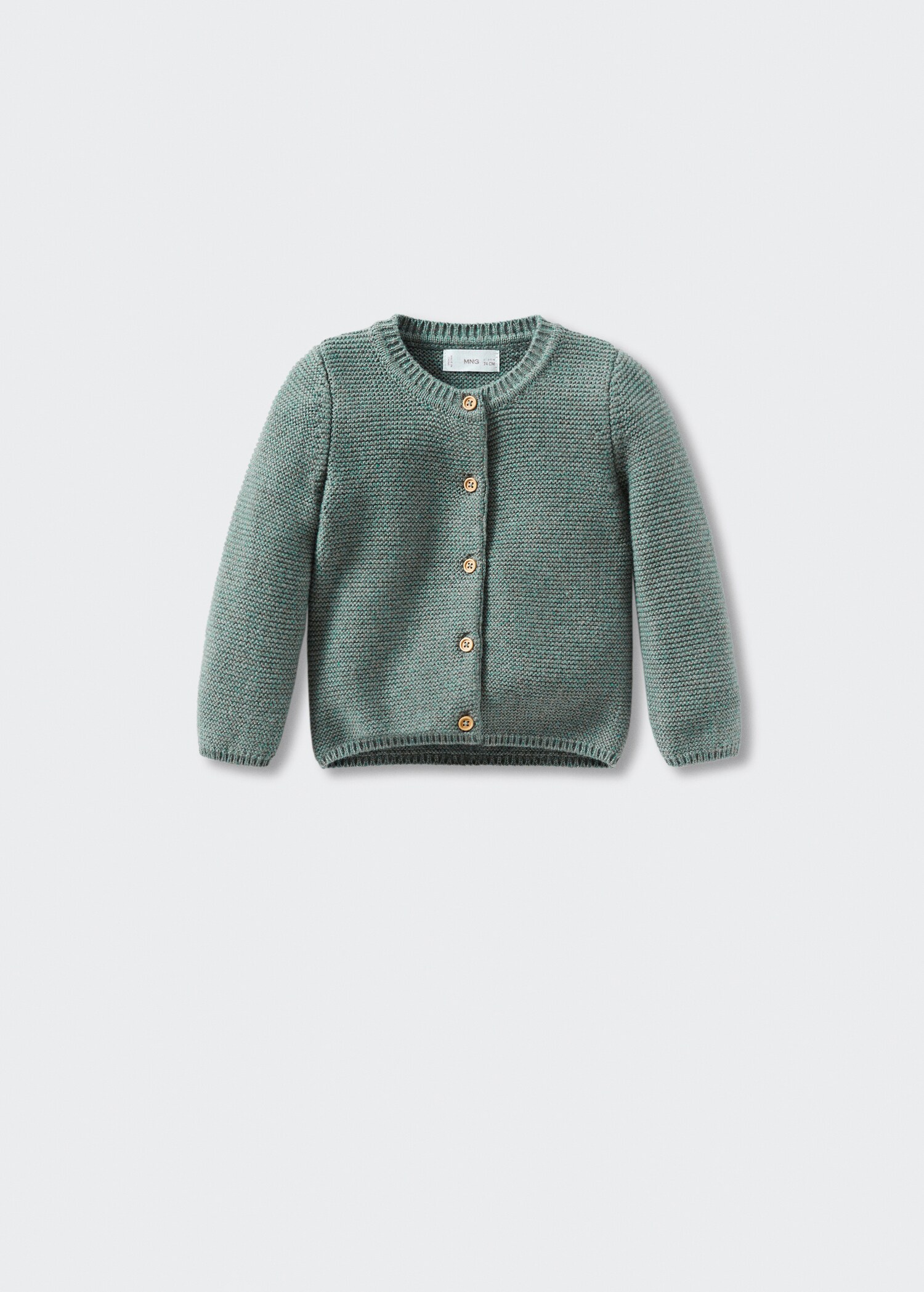 Cardigan punto rovescio - Articolo senza modello