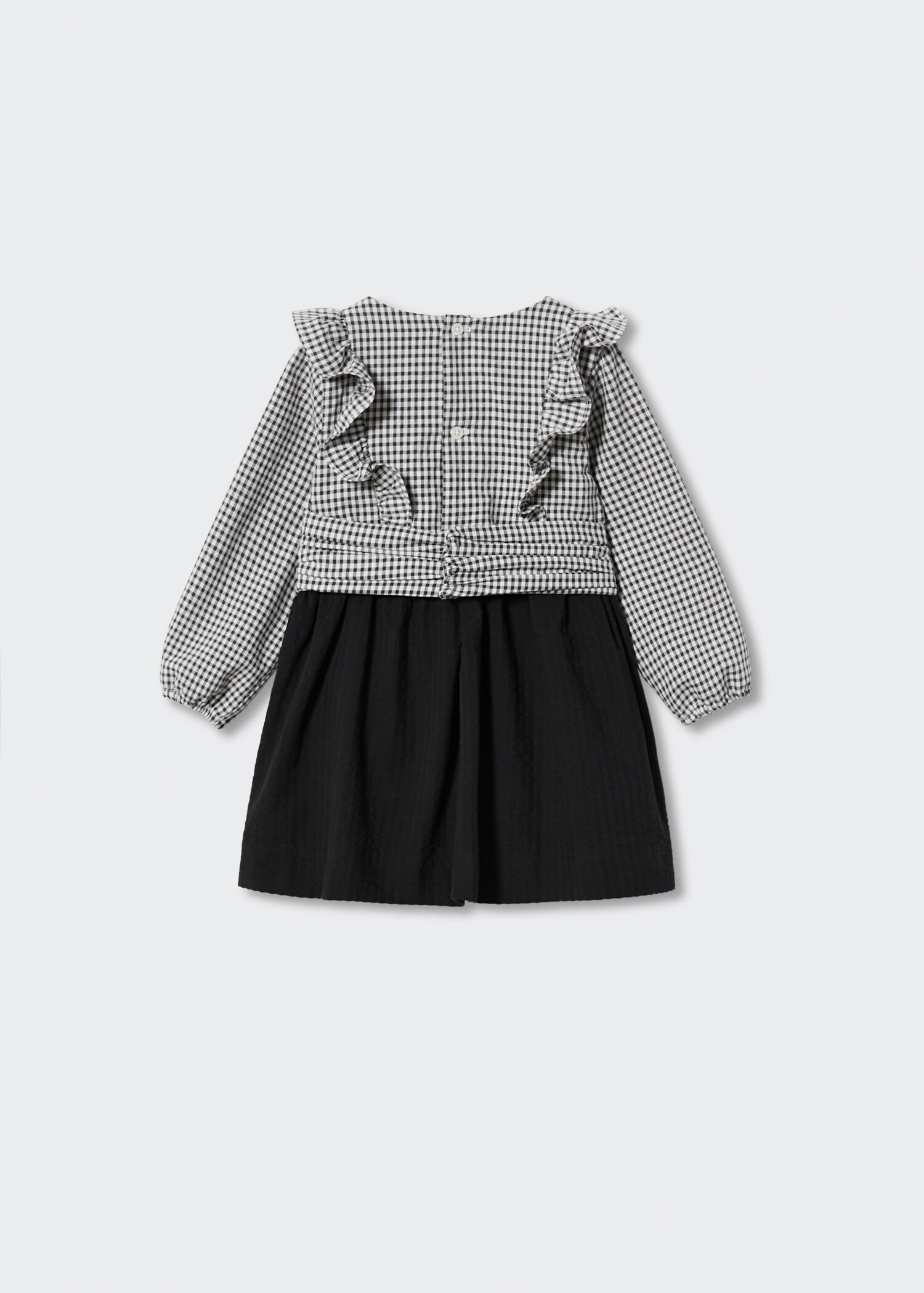 Robe coton vichy - Verso de l’article
