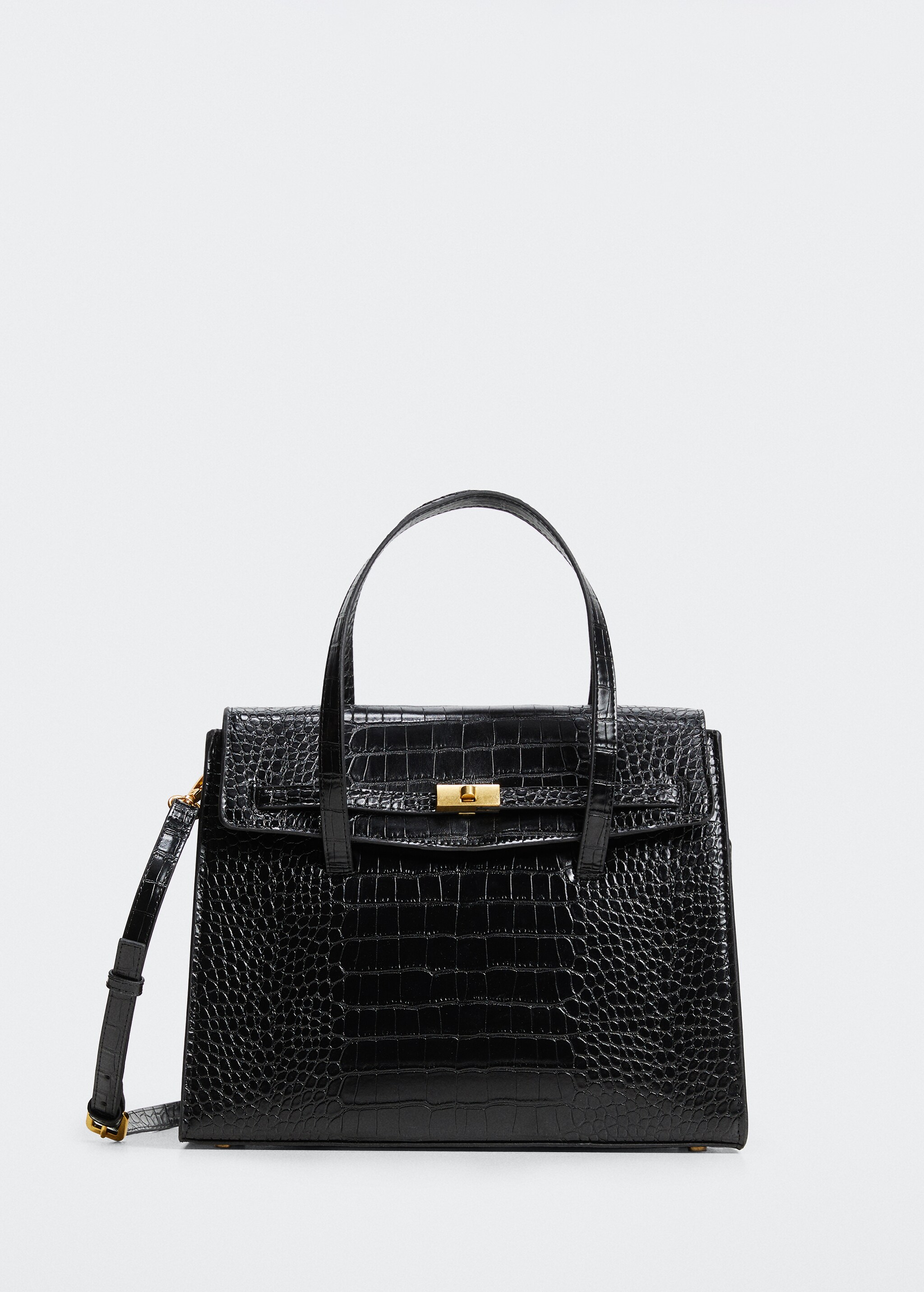 Croc-effect bag - Article without model