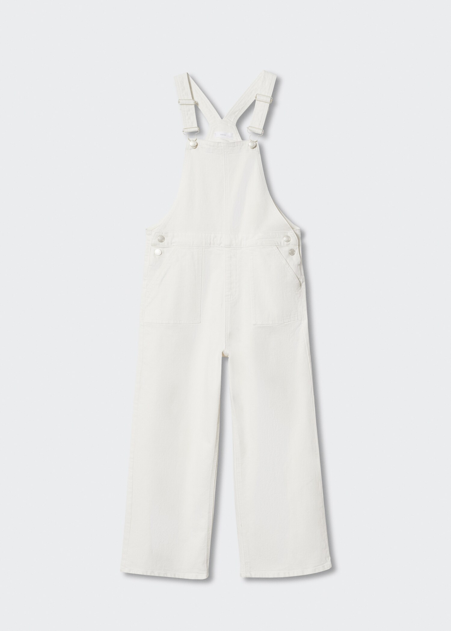Denim culotte dungarees - Article without model
