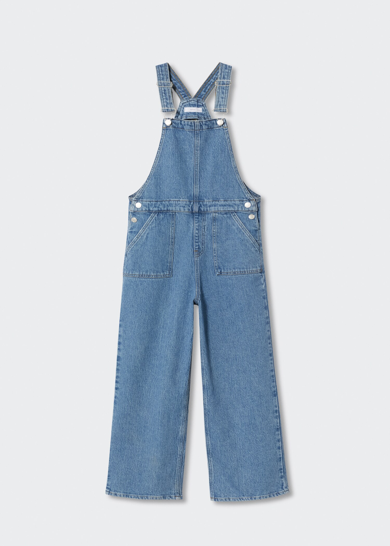 Denim culotte dungarees - Article without model