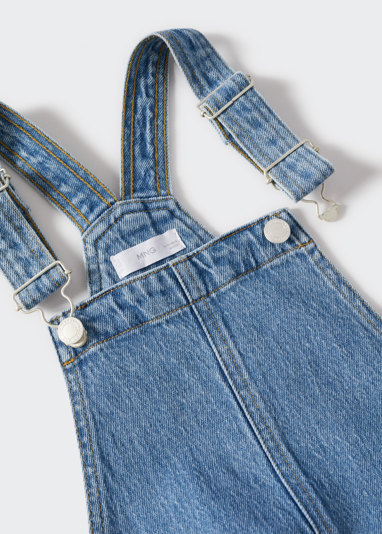 Denim culotte dungarees - Details of the article 8
