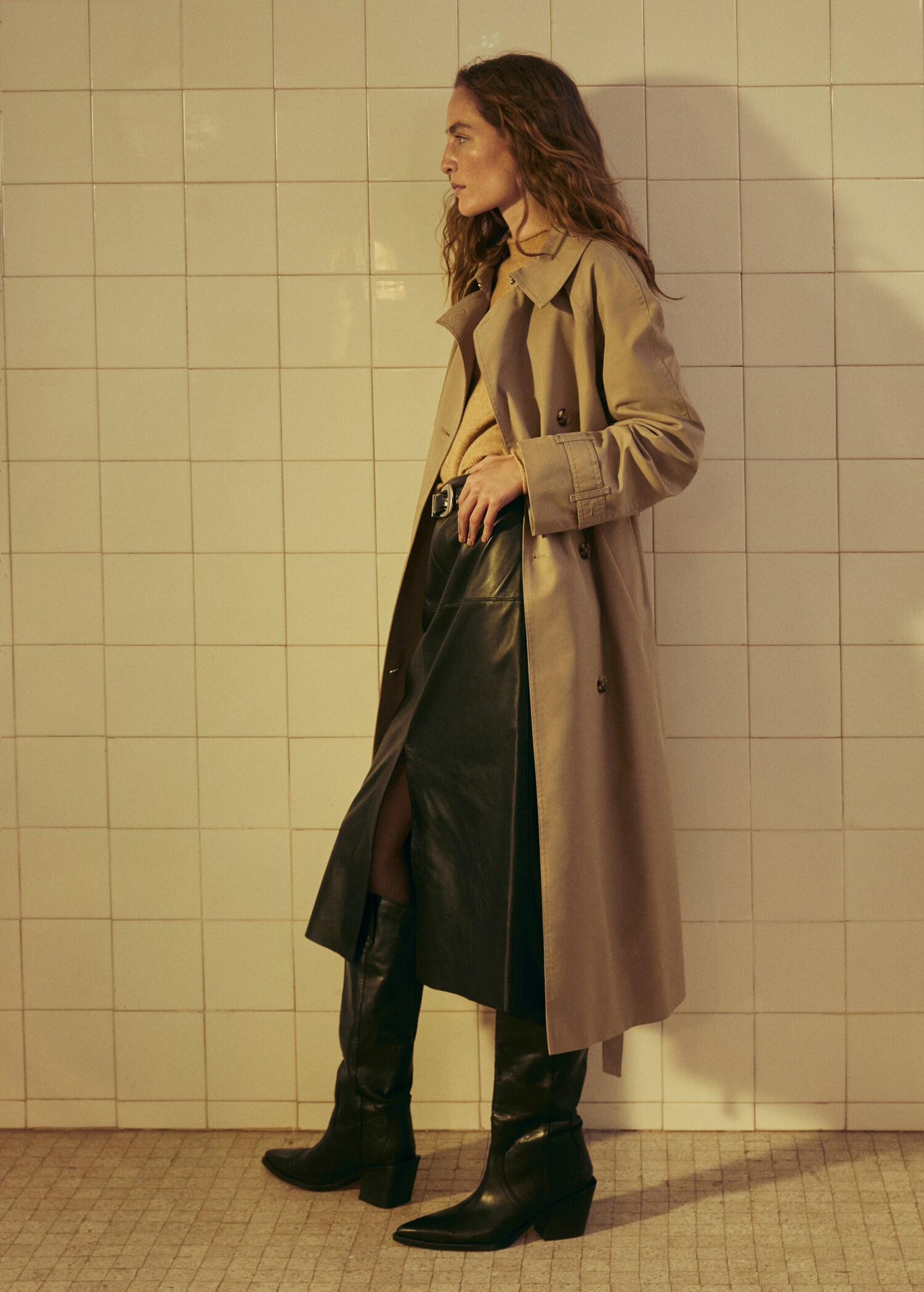 Klassischer Baumwoll-Trenchcoat - Detail des Artikels 9