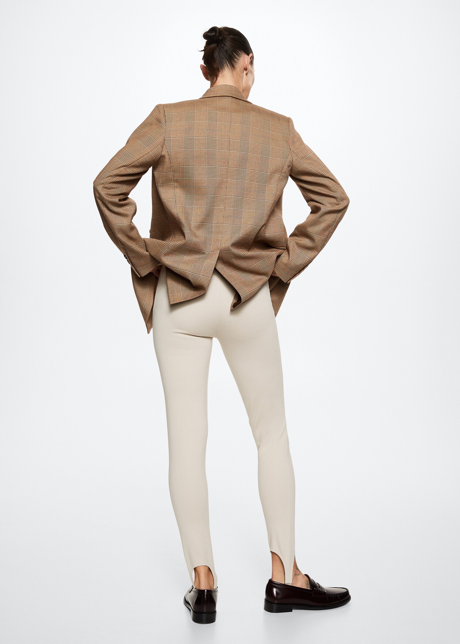 Basic-Leggings Fuseau - Rückseite des Artikels