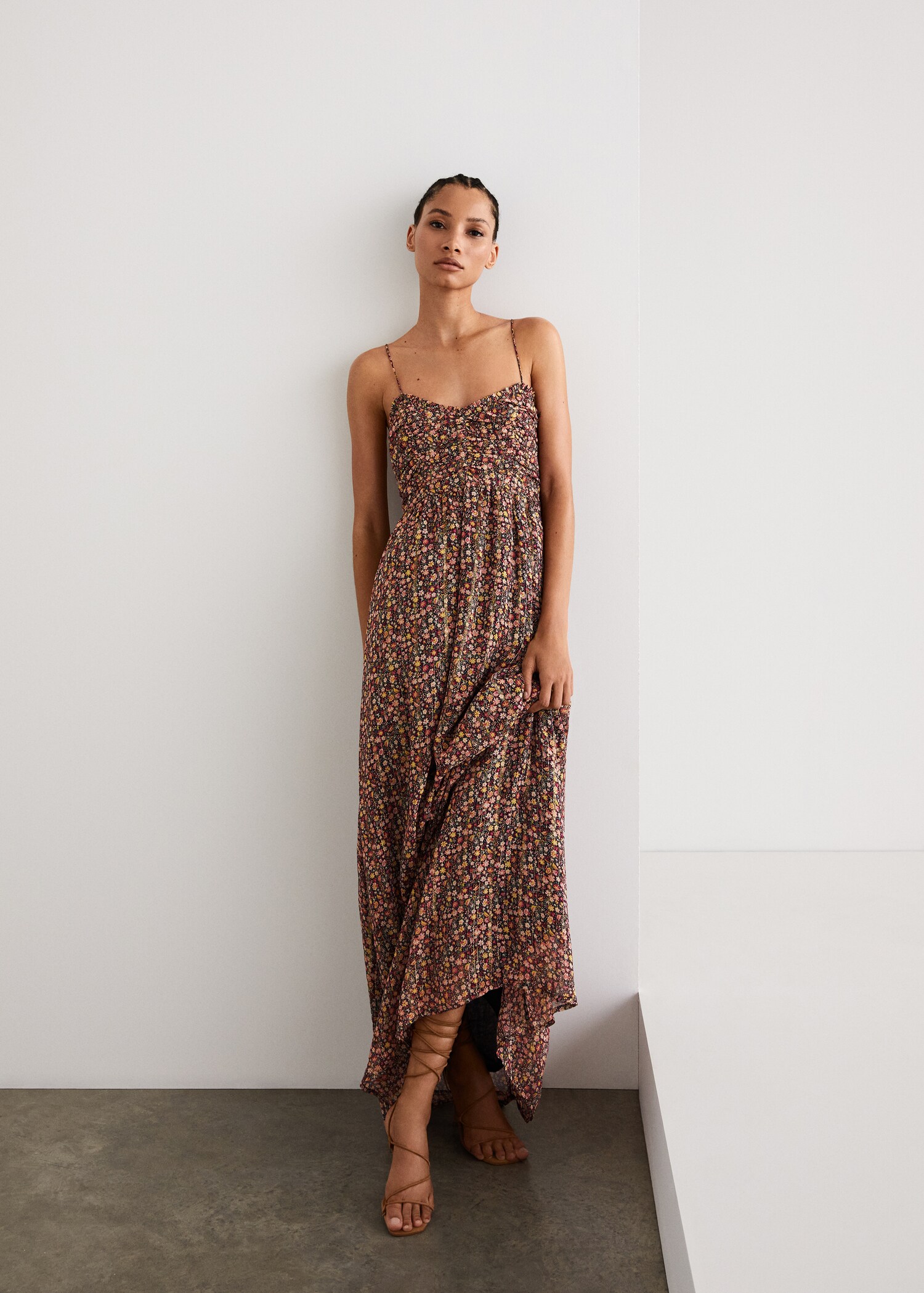 Lurex floral dress - Details of the article 6