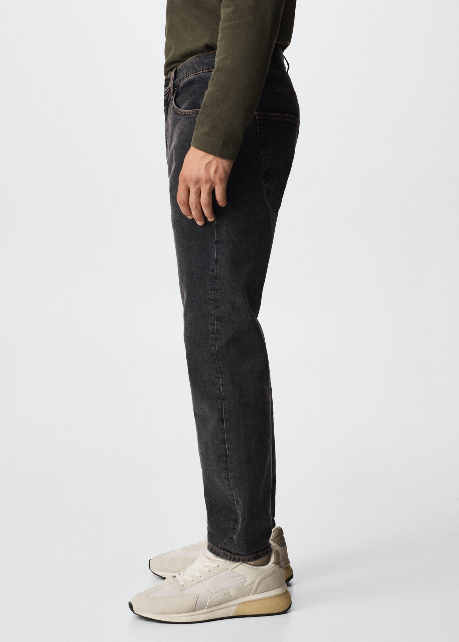 Ben tapered cropped jeans - Details of the article 4