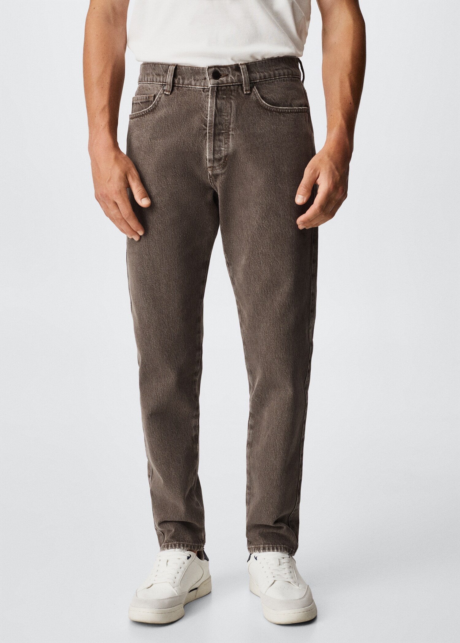 Vintage straight-fit jeans - Medium plane