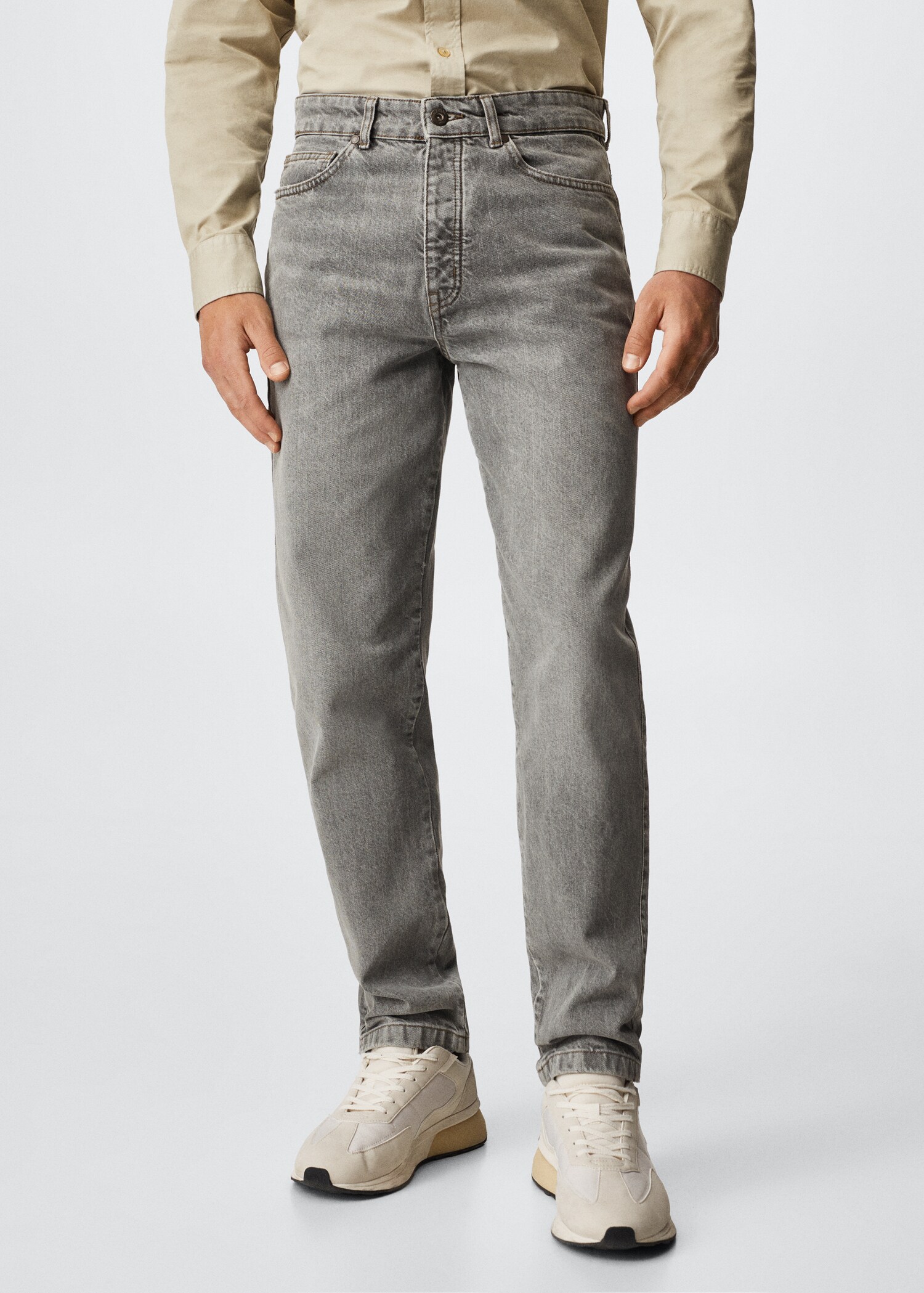Hillary loose-fit jeans - Medium plane