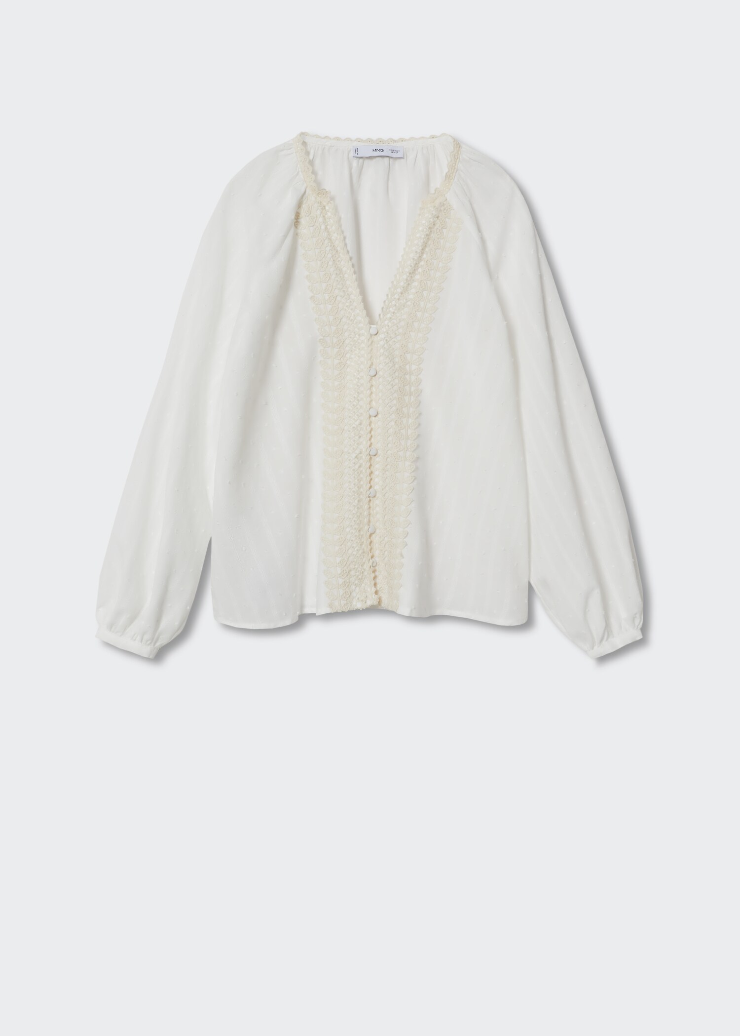 Blouse détails brodés - Article sans modèle