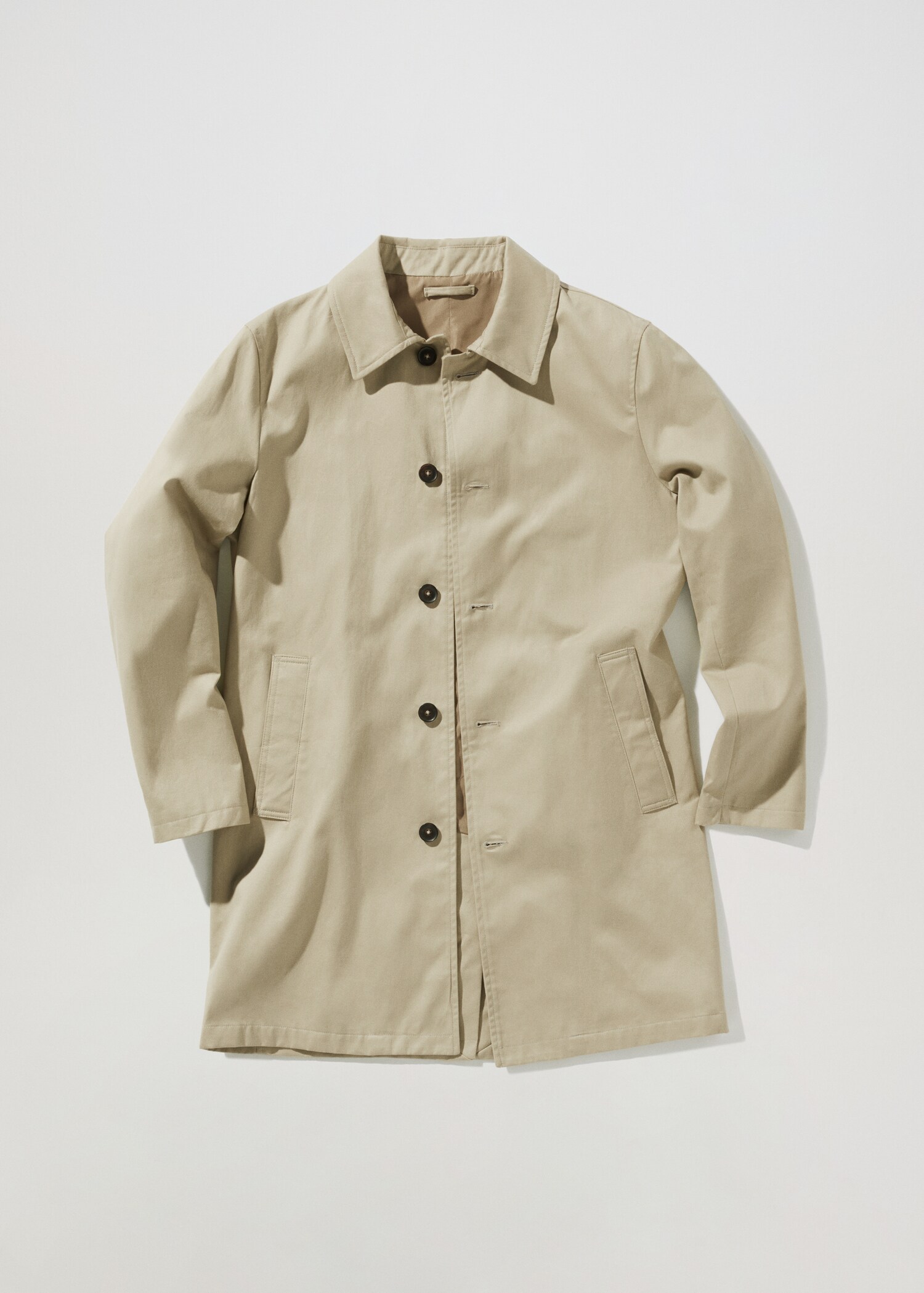 Water-repellent cotton trench coat - Article without model