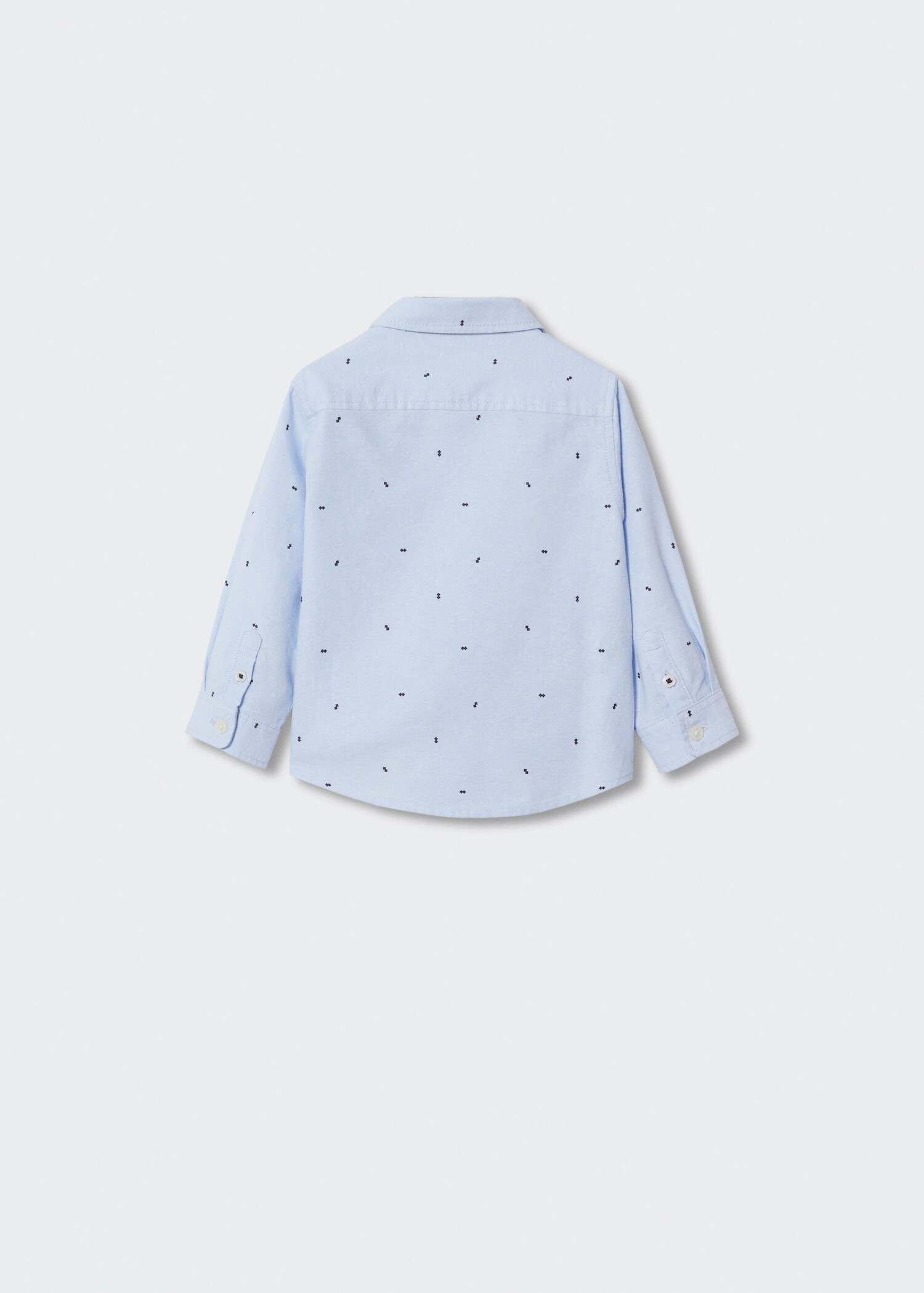Printed cotton shirt - Reverse of the article