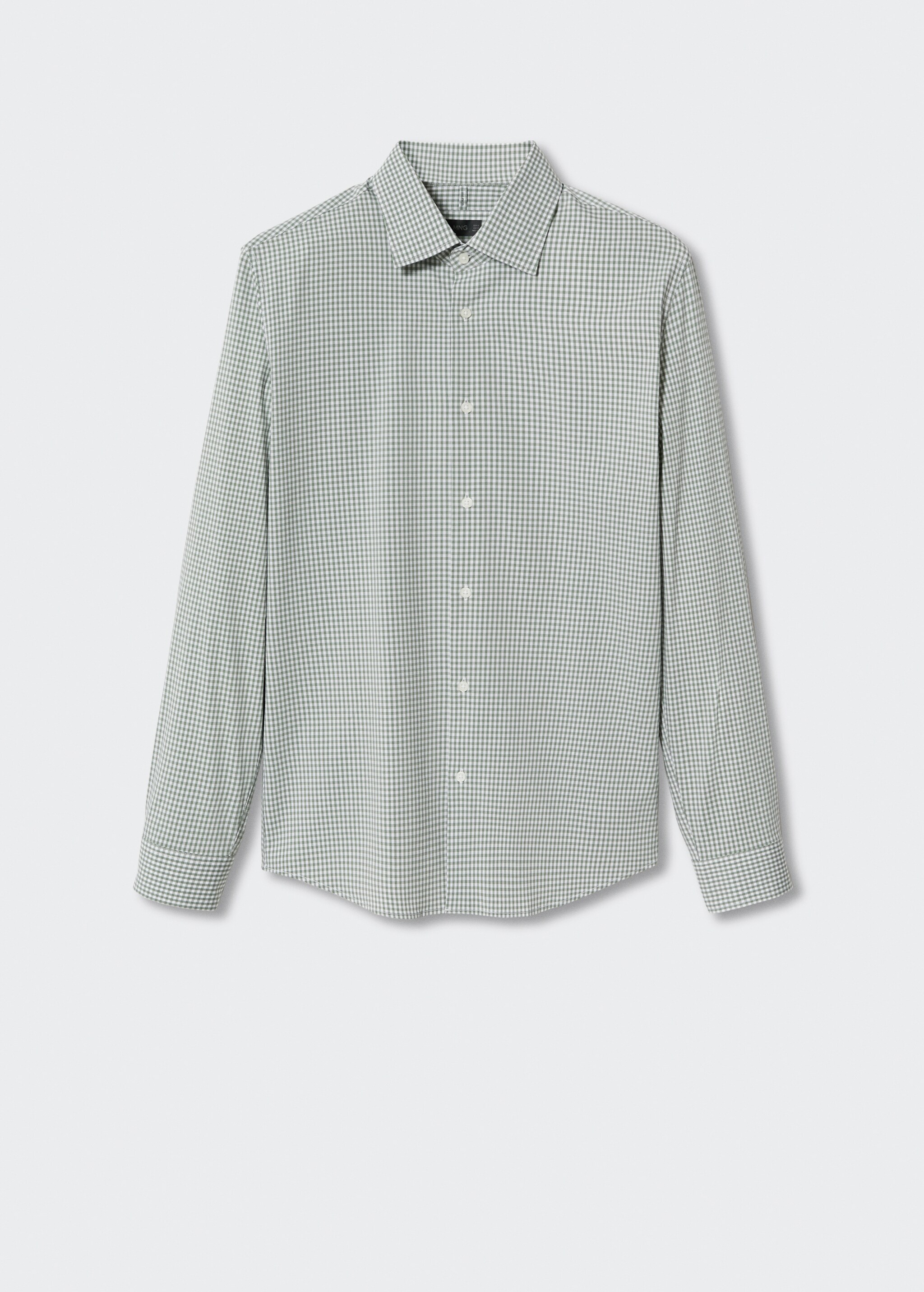 Slim fit gingham check shirt - Article without model