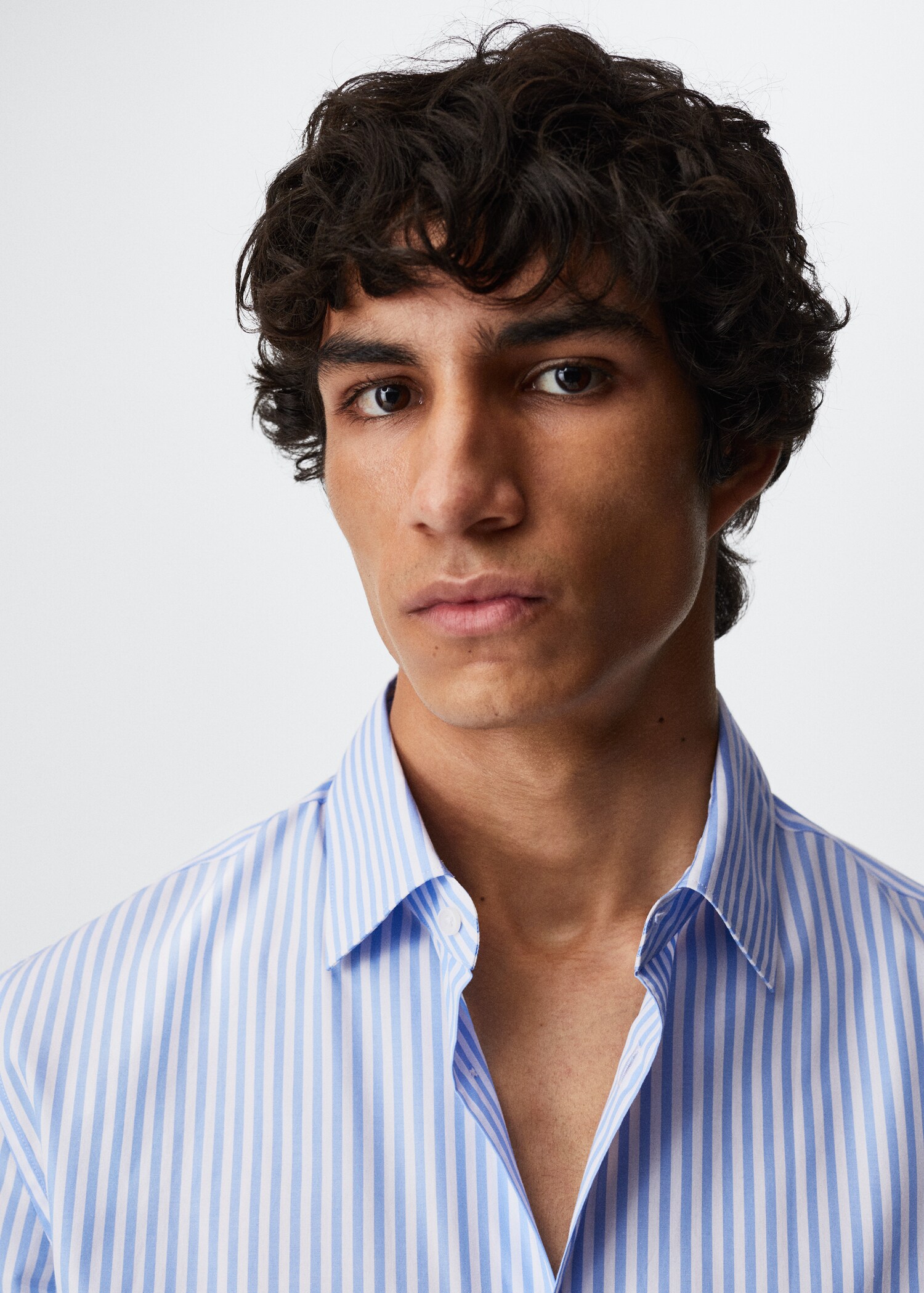 Striped cotton shirt - Details of the article 1
