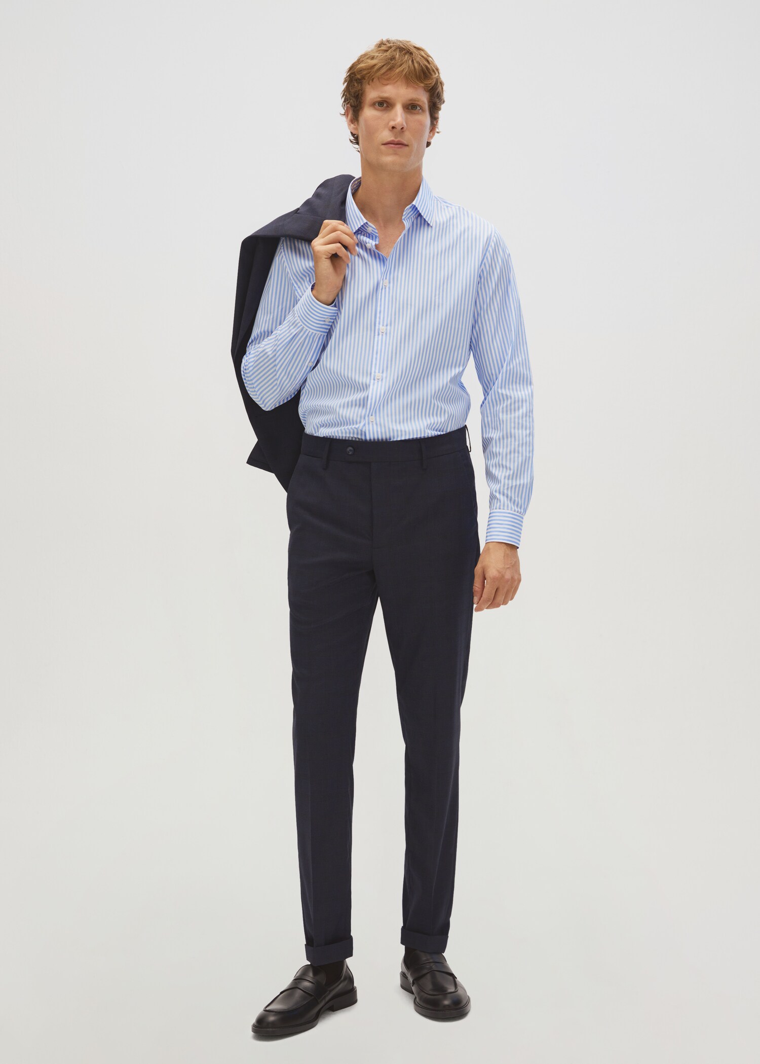 Striped cotton shirt - Details of the article 7