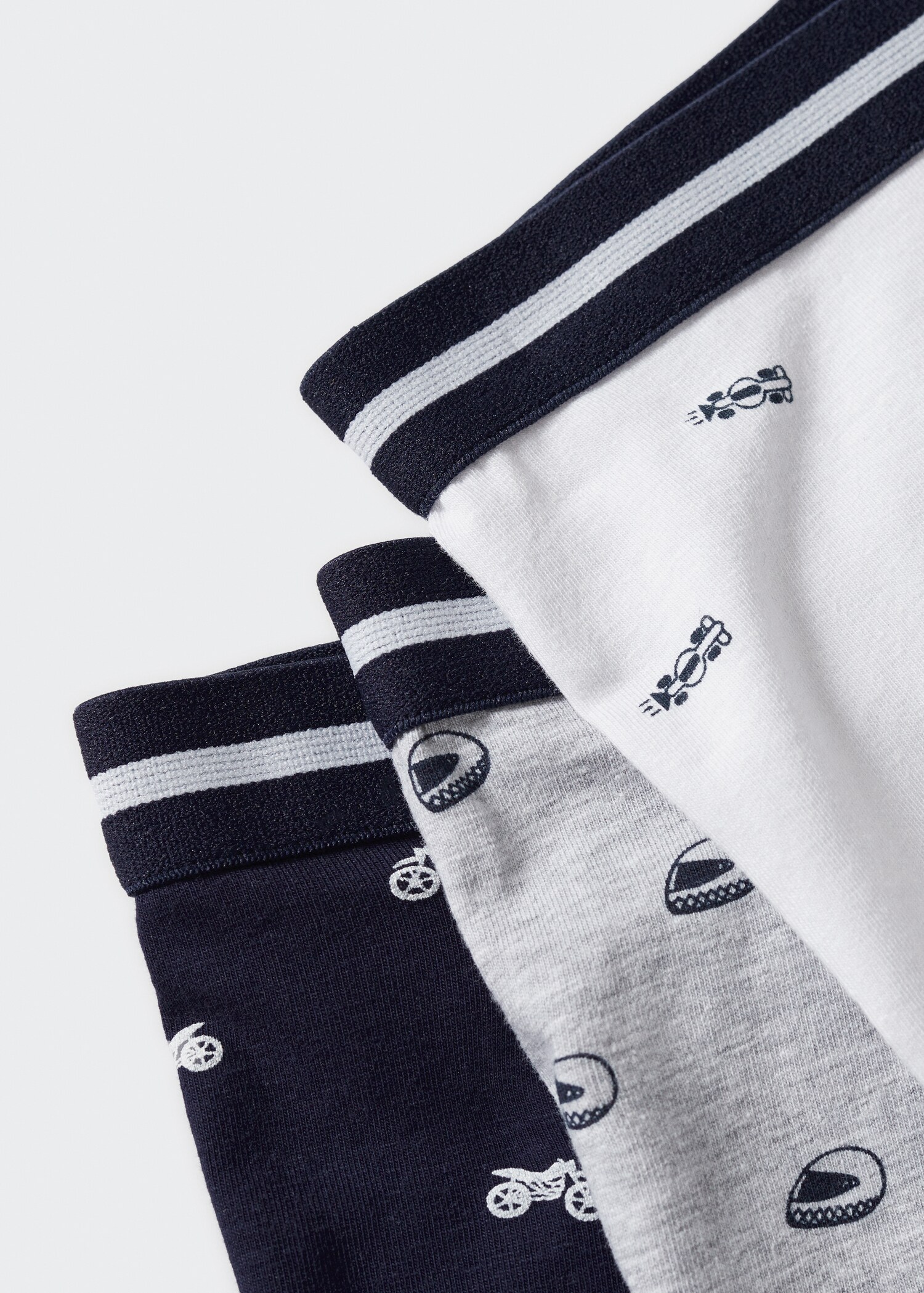 Printed boxer shorts 3 pack - Reverse of the article