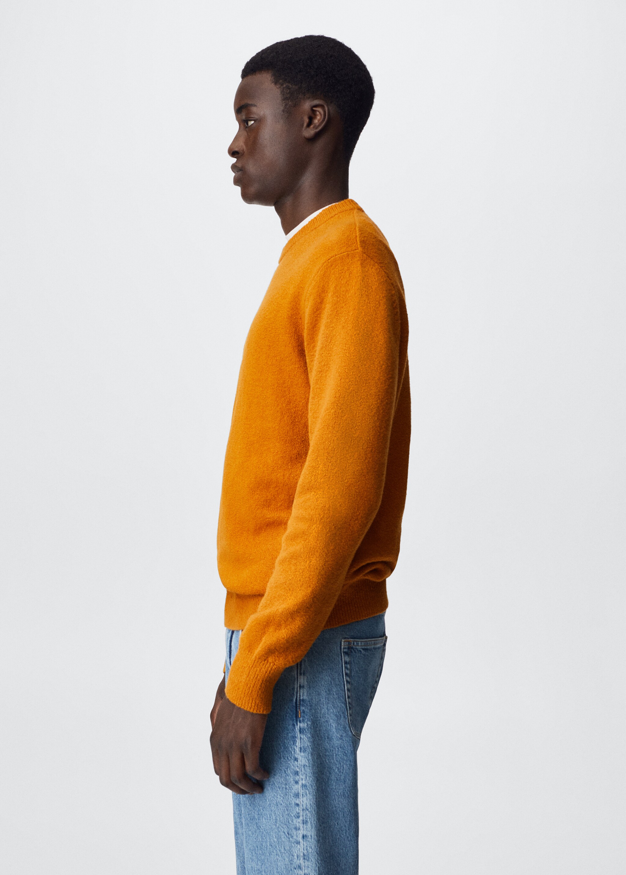 Textured cotton sweater - Details of the article 2