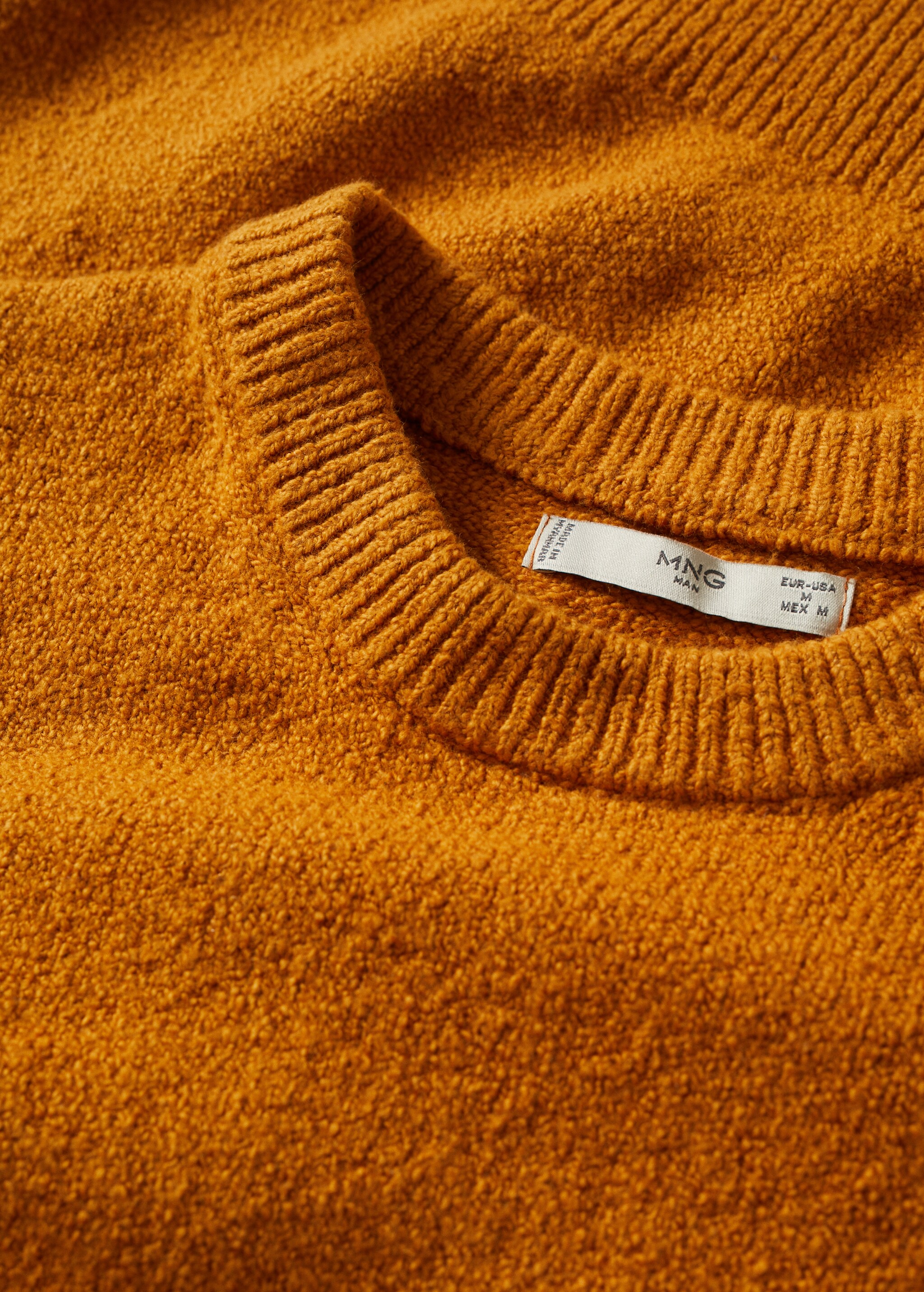 Textured cotton sweater - Details of the article 7