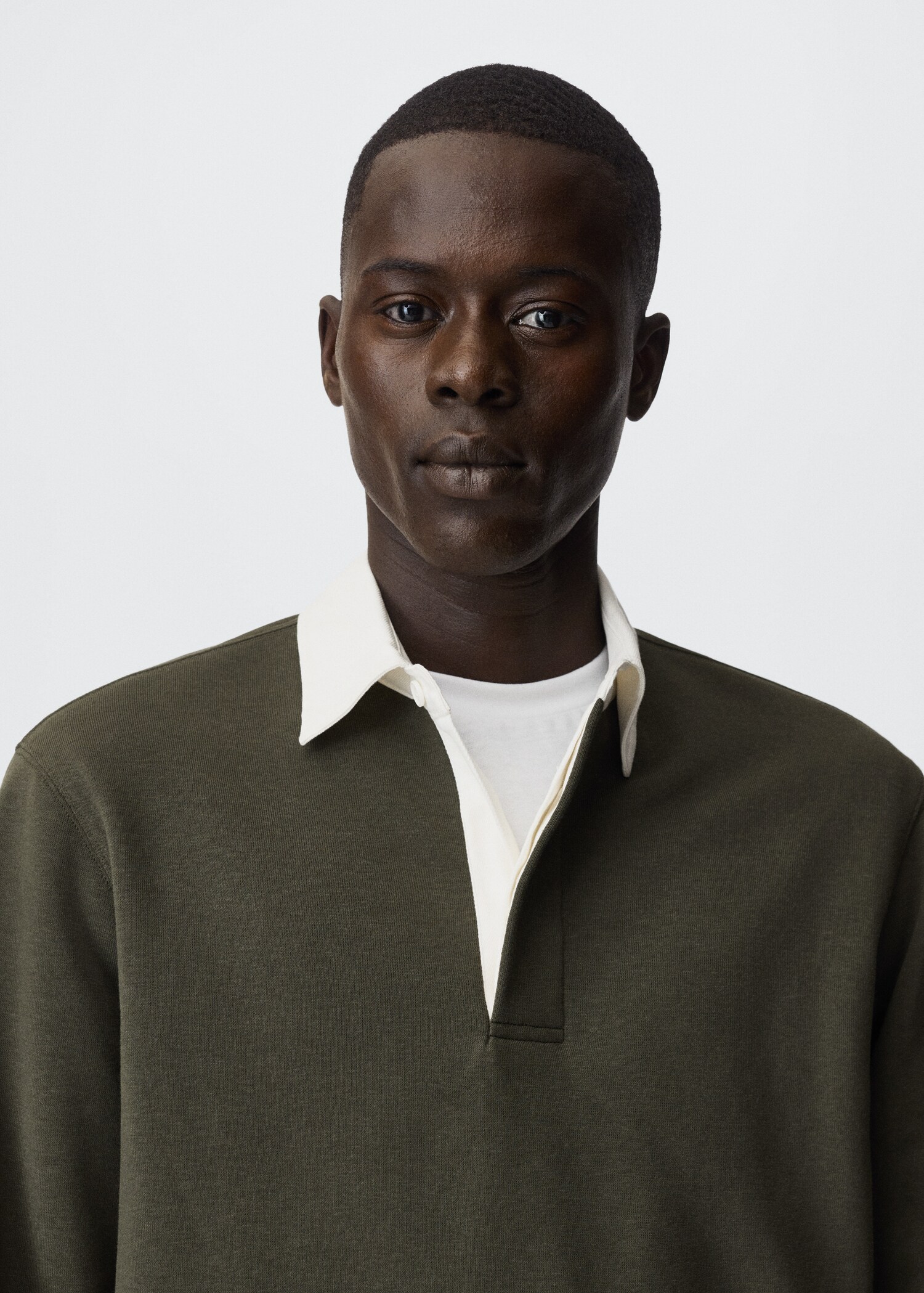 Button-down collar polo shirt - Details of the article 1