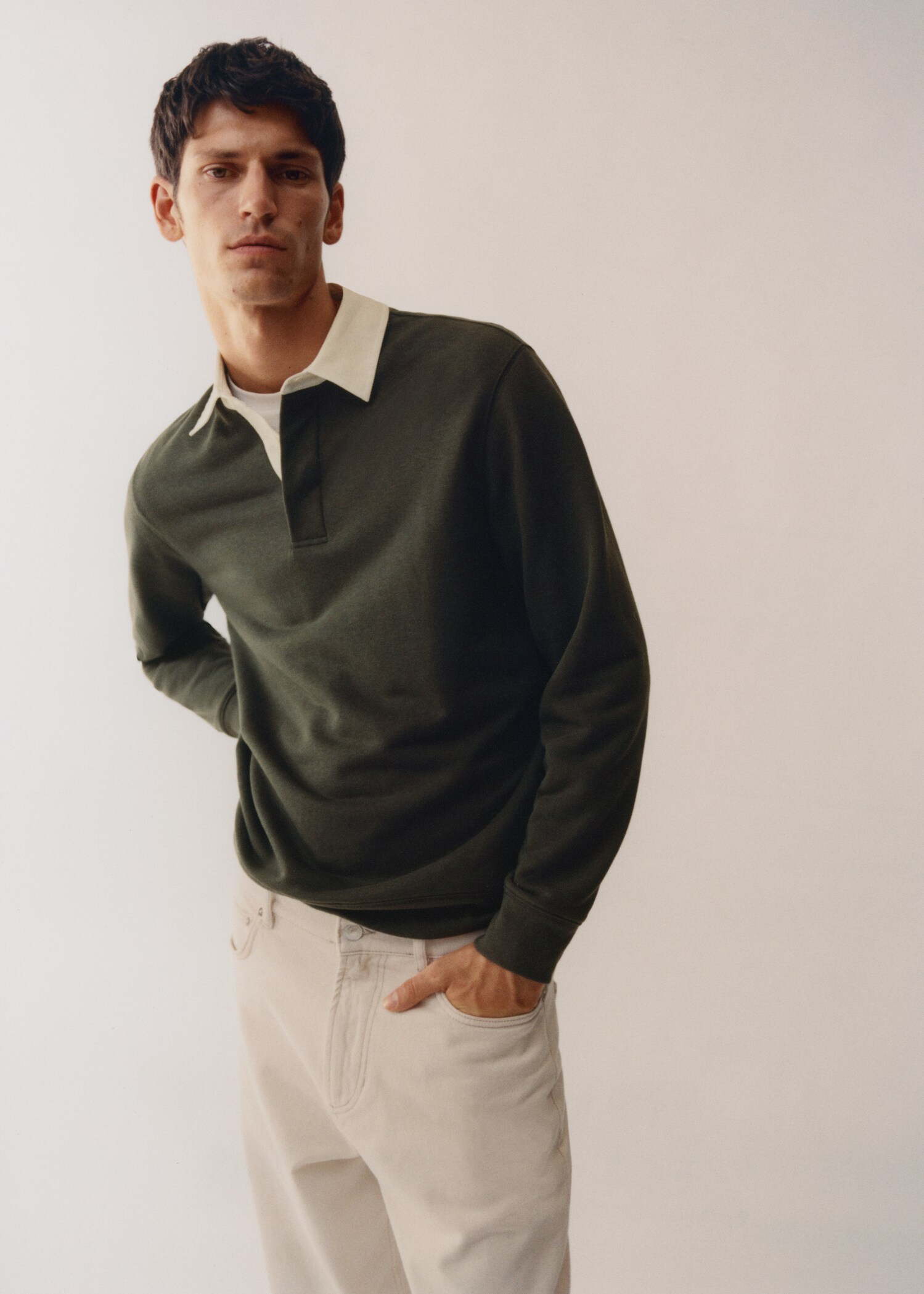 Button-down collar polo shirt - Details of the article 5