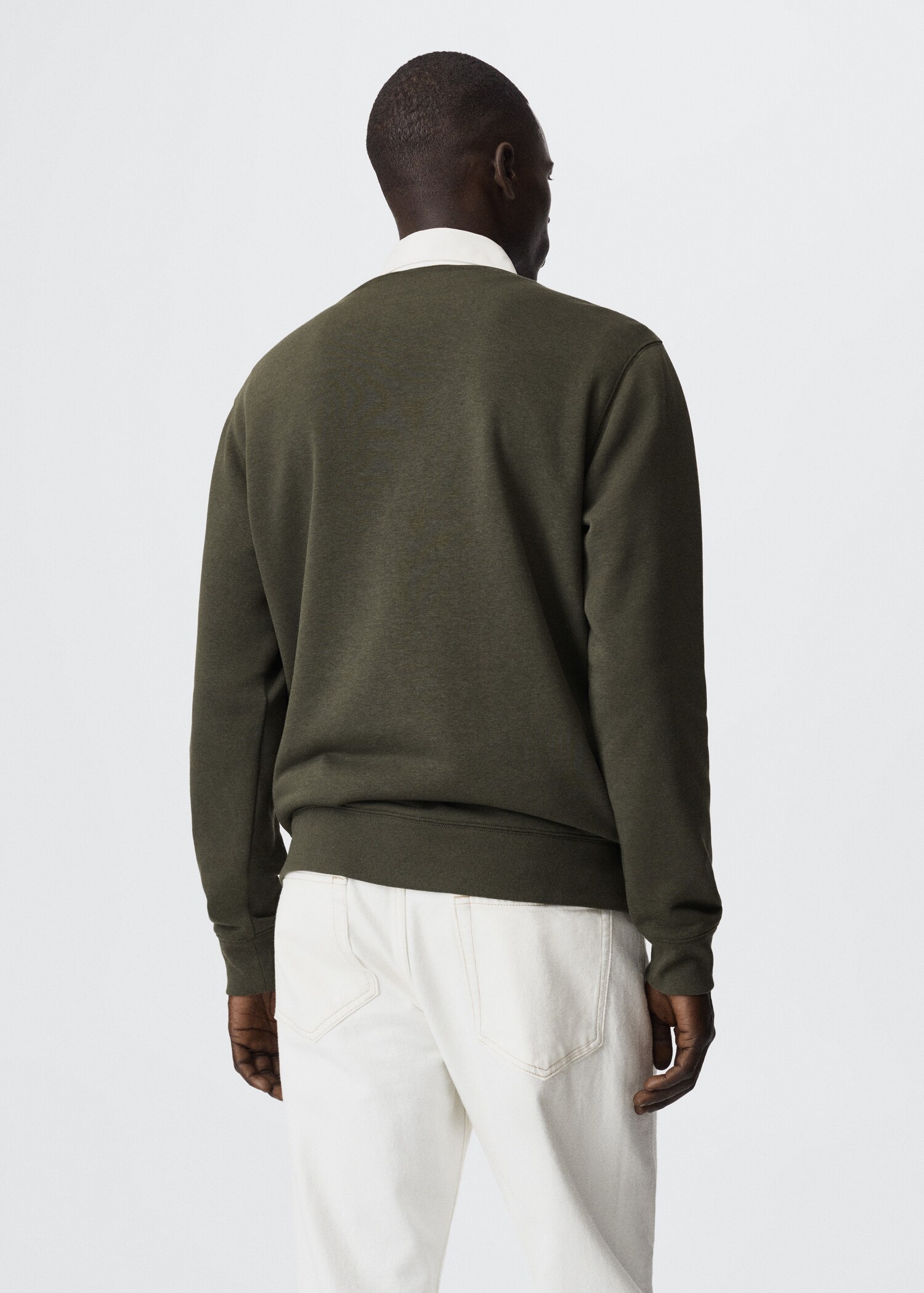 Button-down collar polo shirt - Reverse of the article