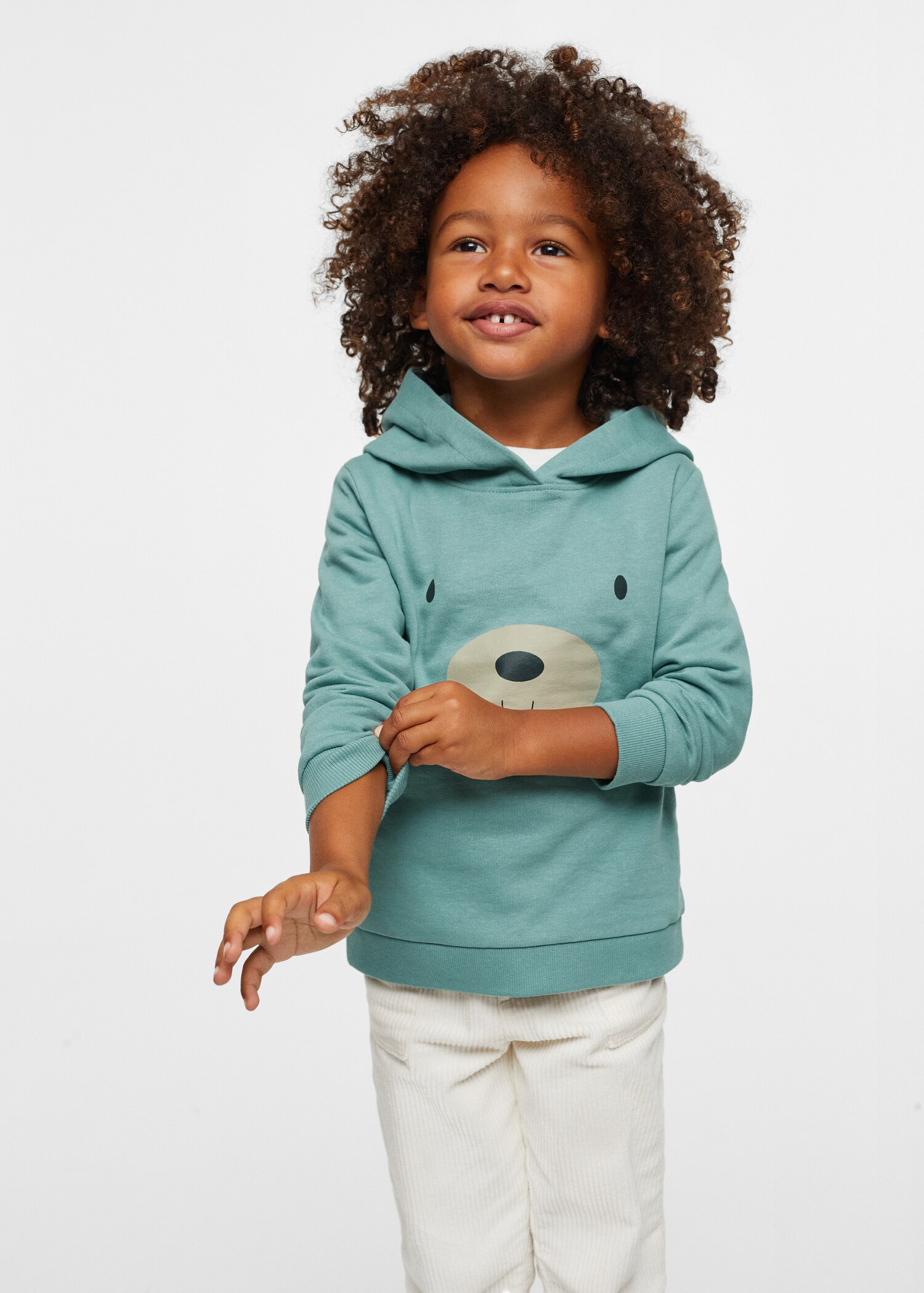 Bear print sweatshirt - Medium plane