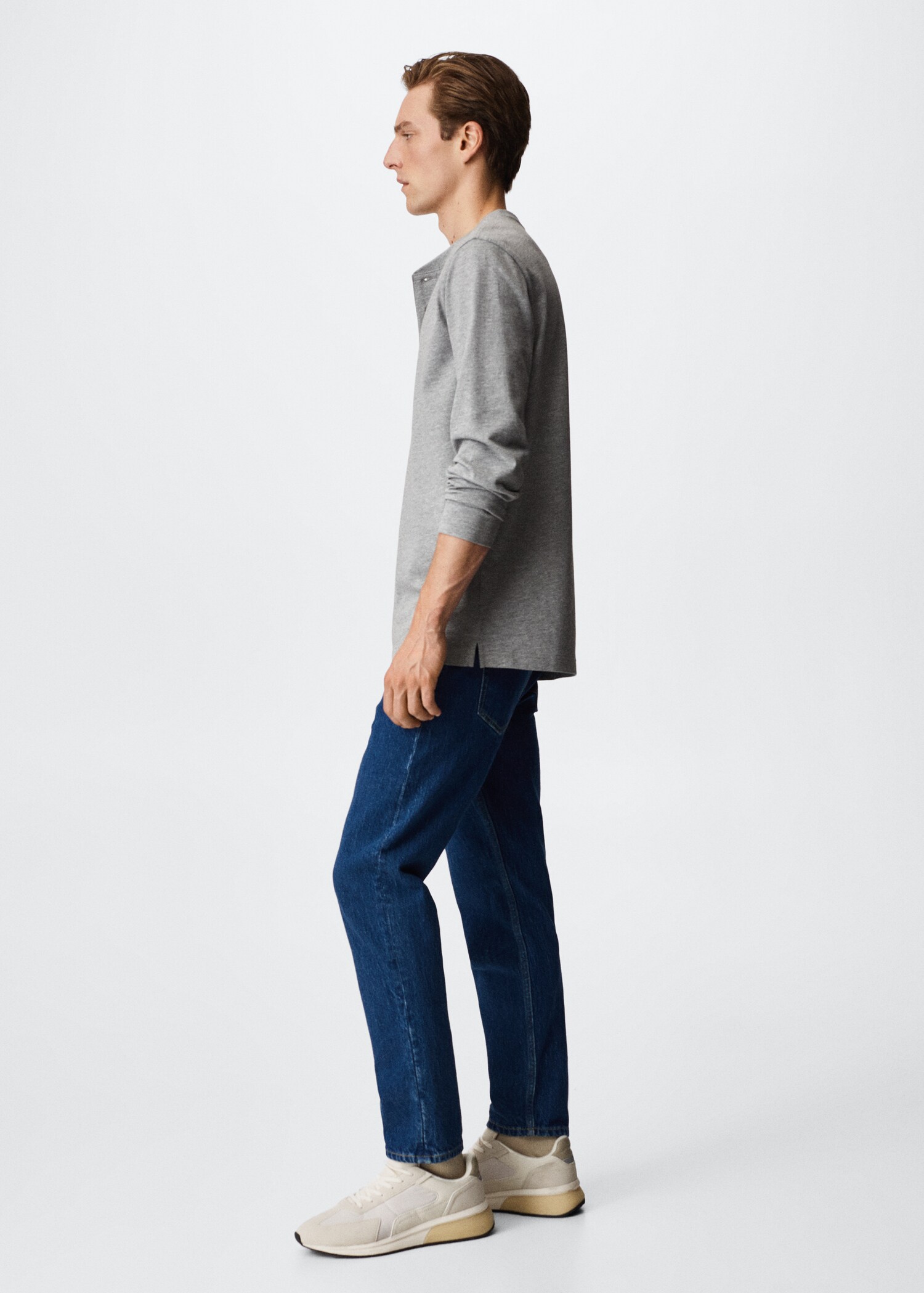 Langärmliges Henley-Shirt - Detail des Artikels 2