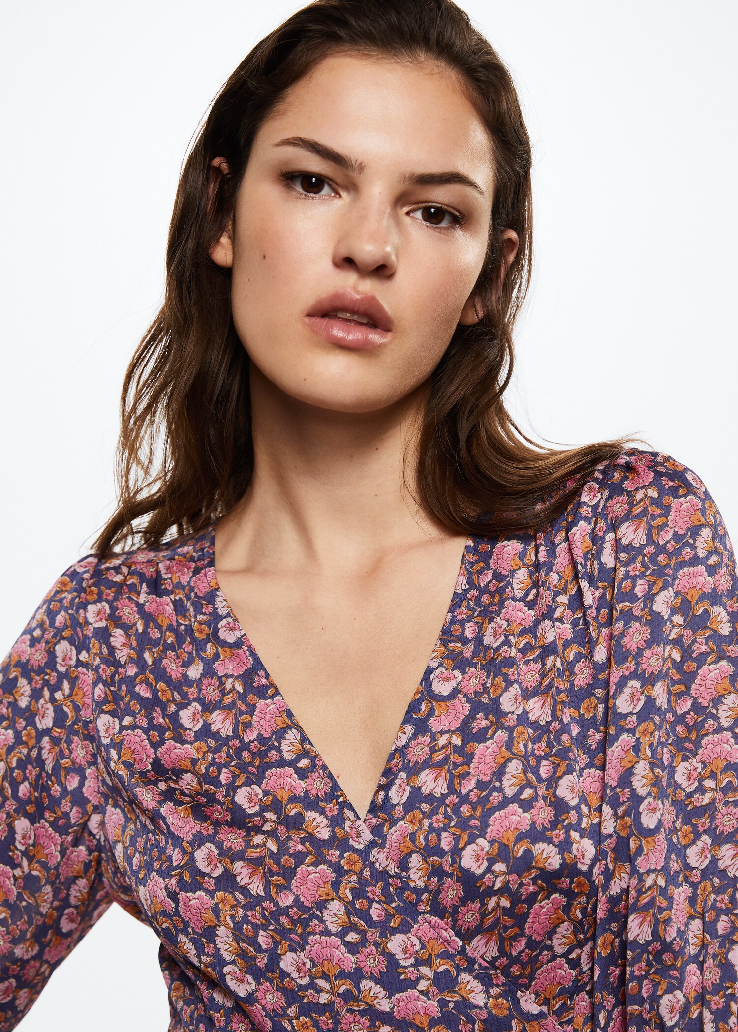 Bluse mit Blumenmuster - Detail des Artikels 1