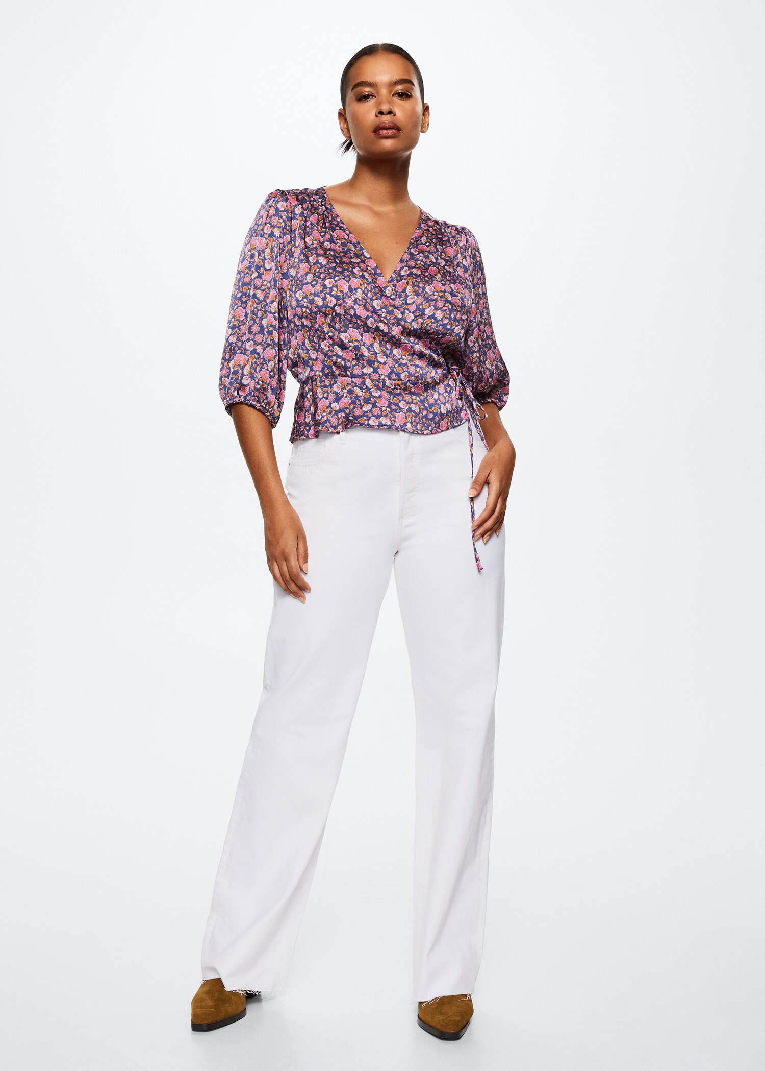 Bluse mit Blumenmuster - Detail des Artikels 3