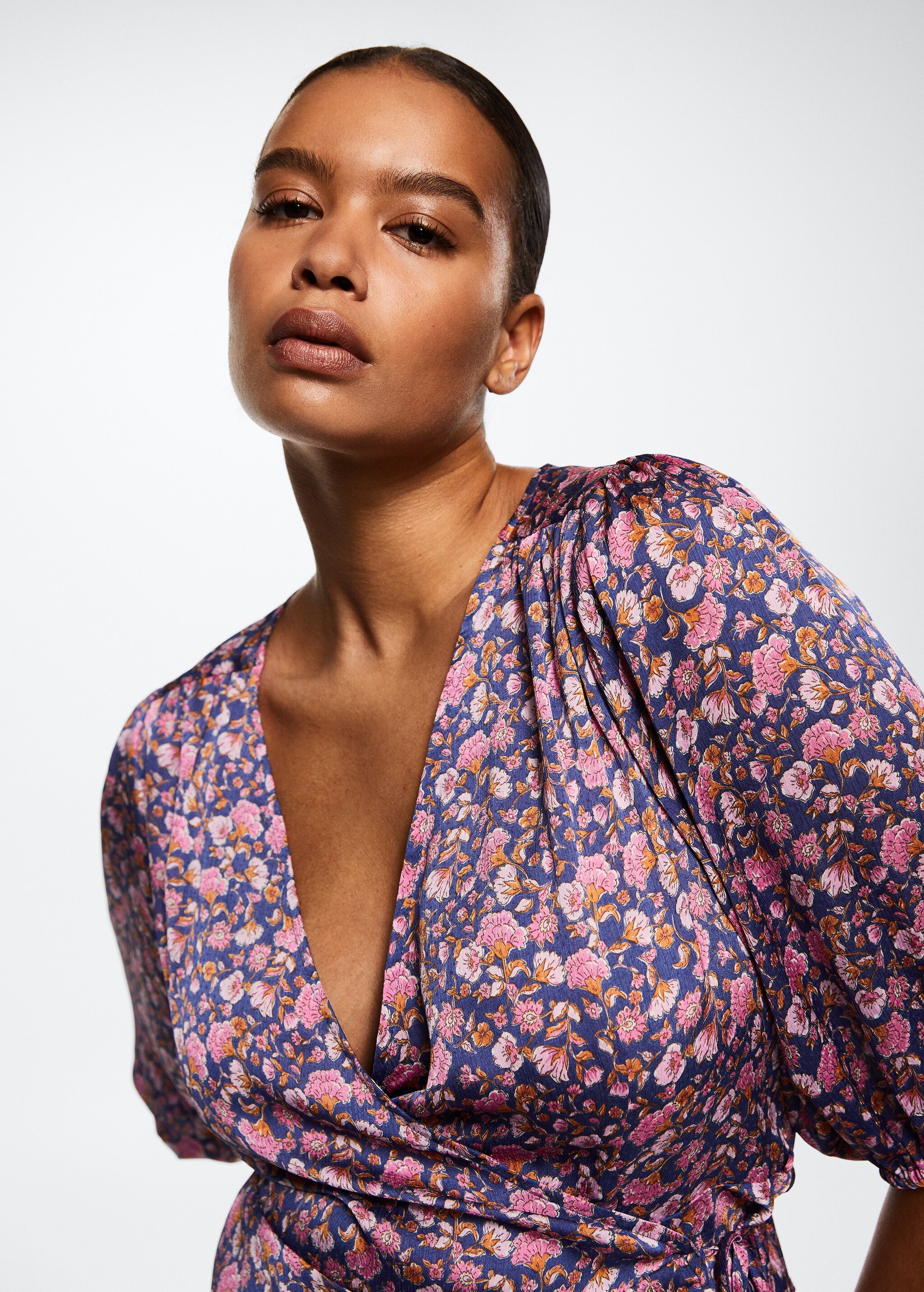 Floral print blouse - Details of the article 4