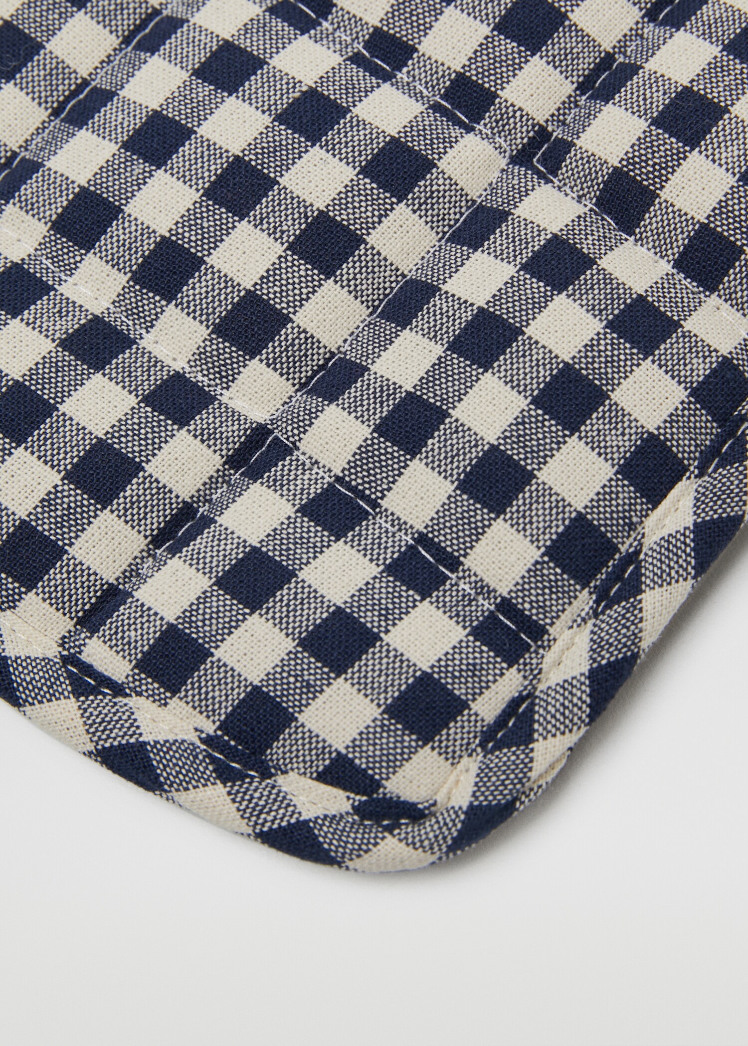Kochhandschuh aus Baumwolle mit Vichy-Karomuster - Detail des Artikels 2