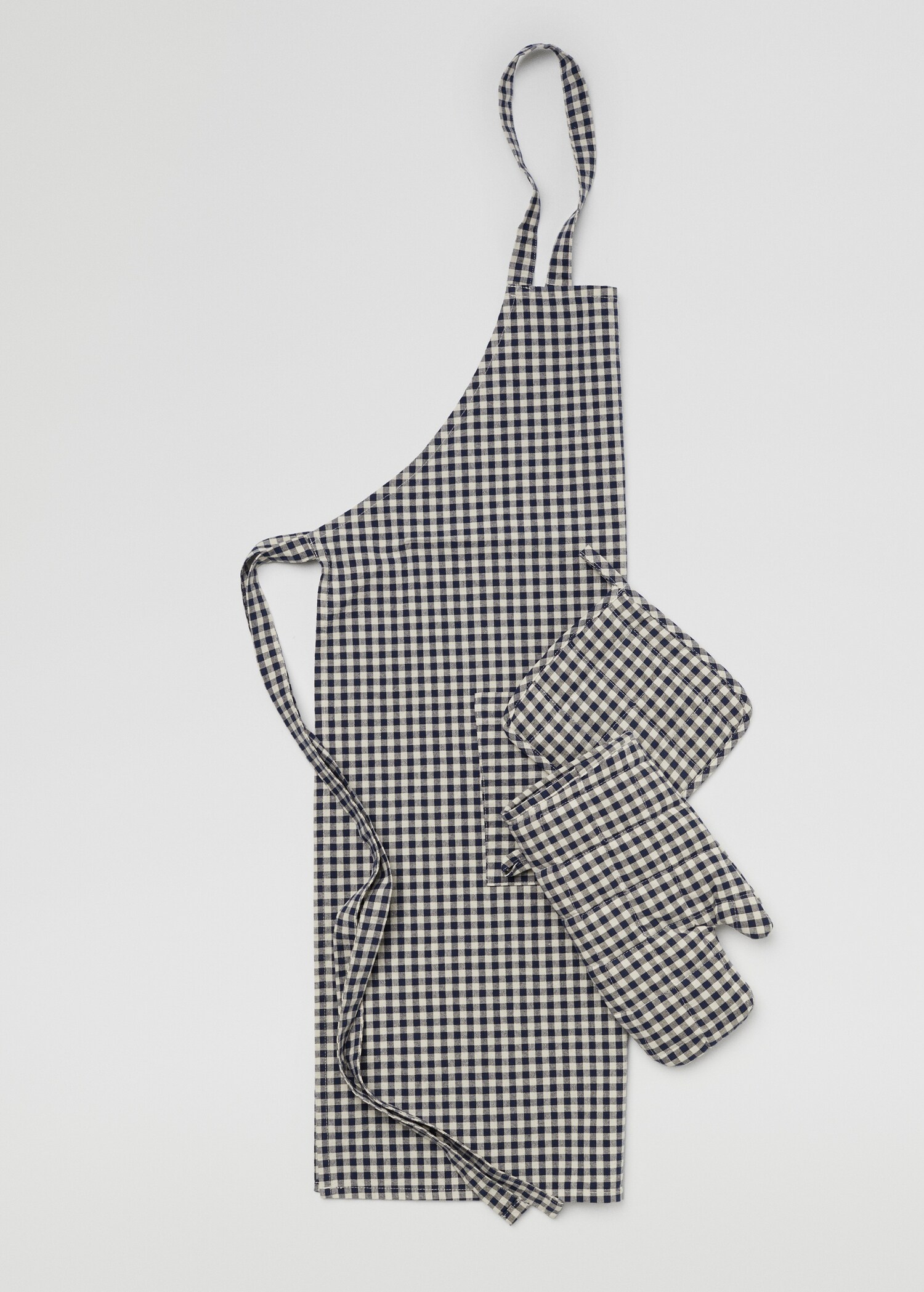 Kochhandschuh aus Baumwolle mit Vichy-Karomuster - Detail des Artikels 4