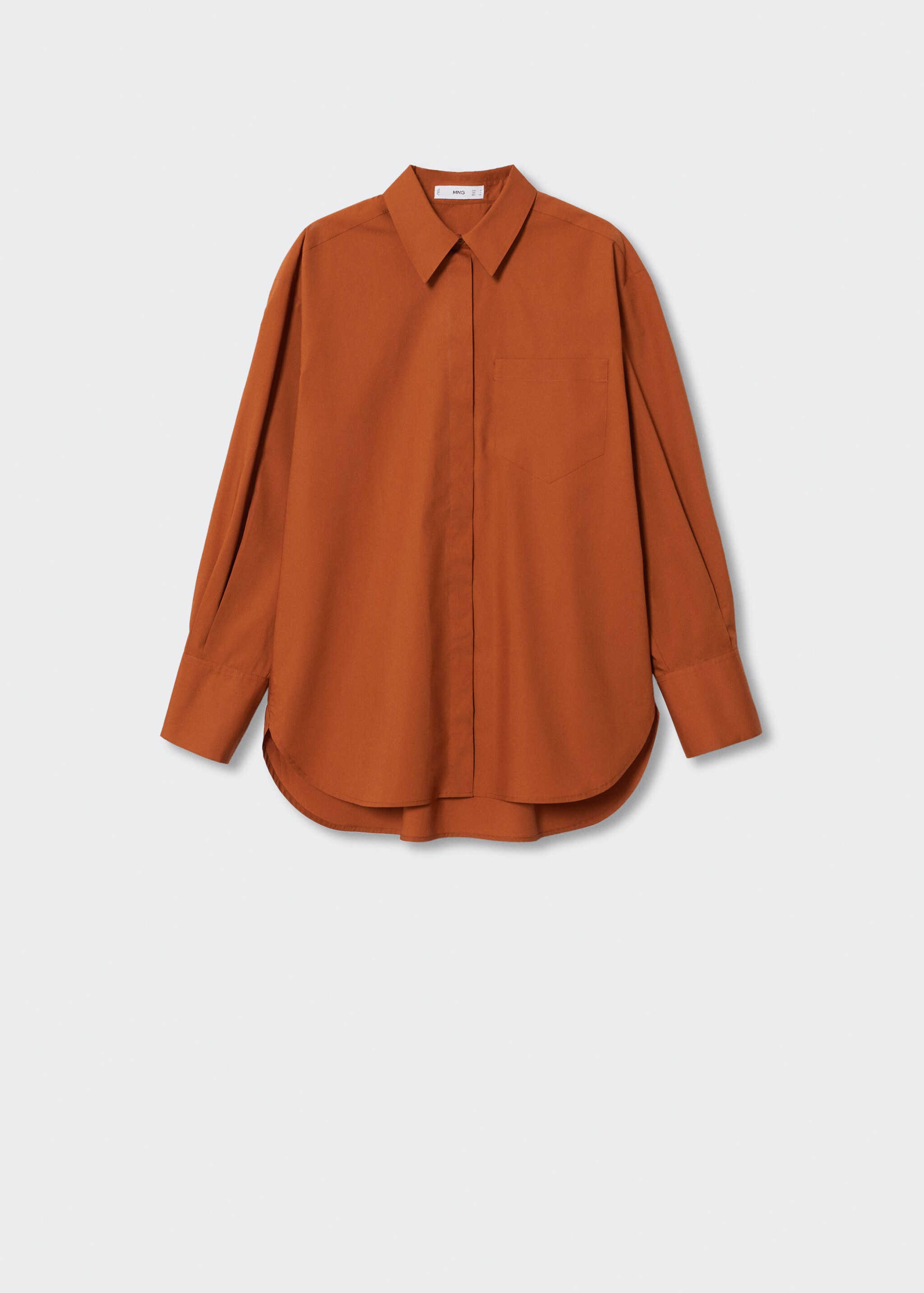 Oversize cotton shirt - Article without model