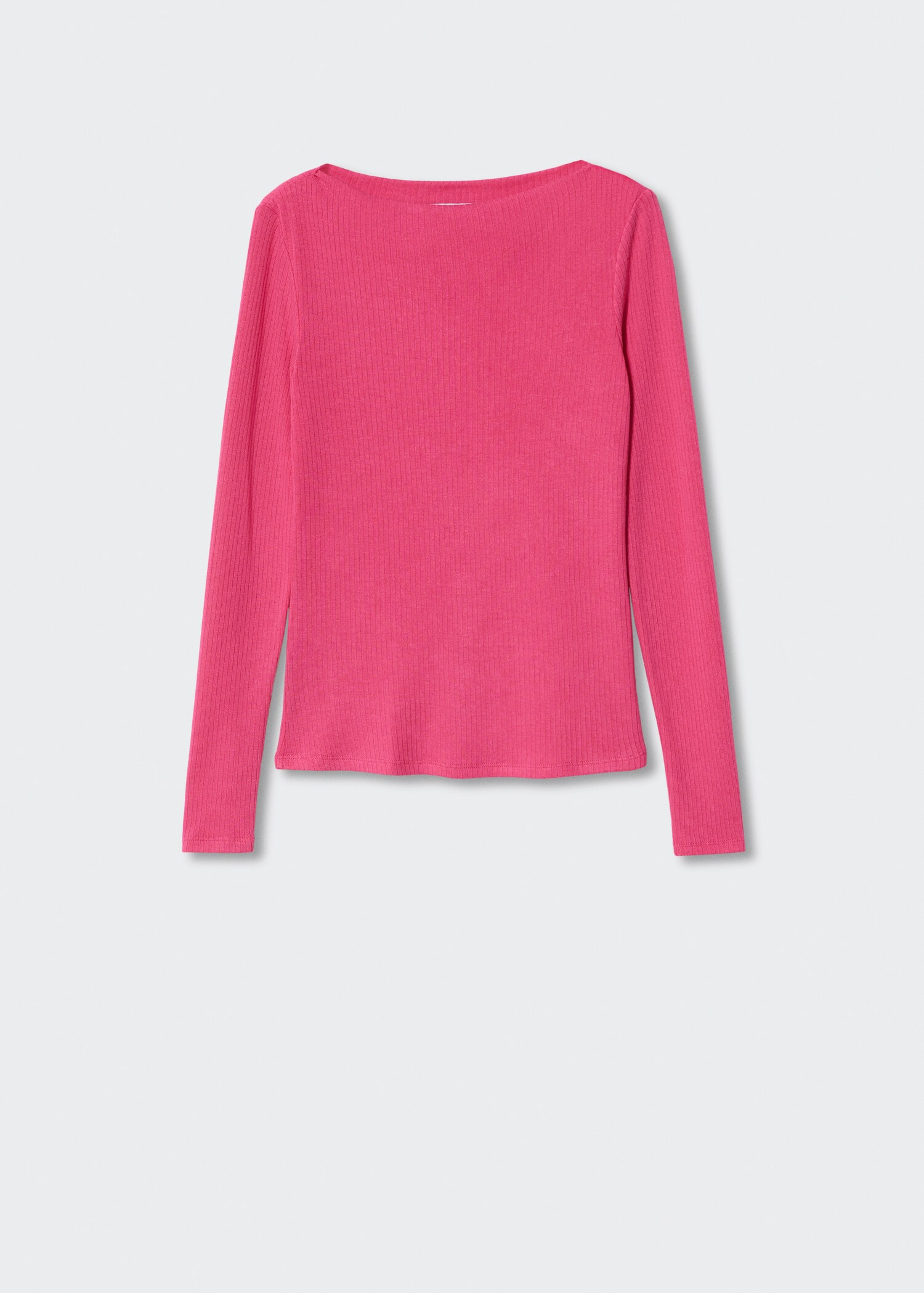 T-Shirt mit Bateau-Ausschnitt - Artikel ohne Model