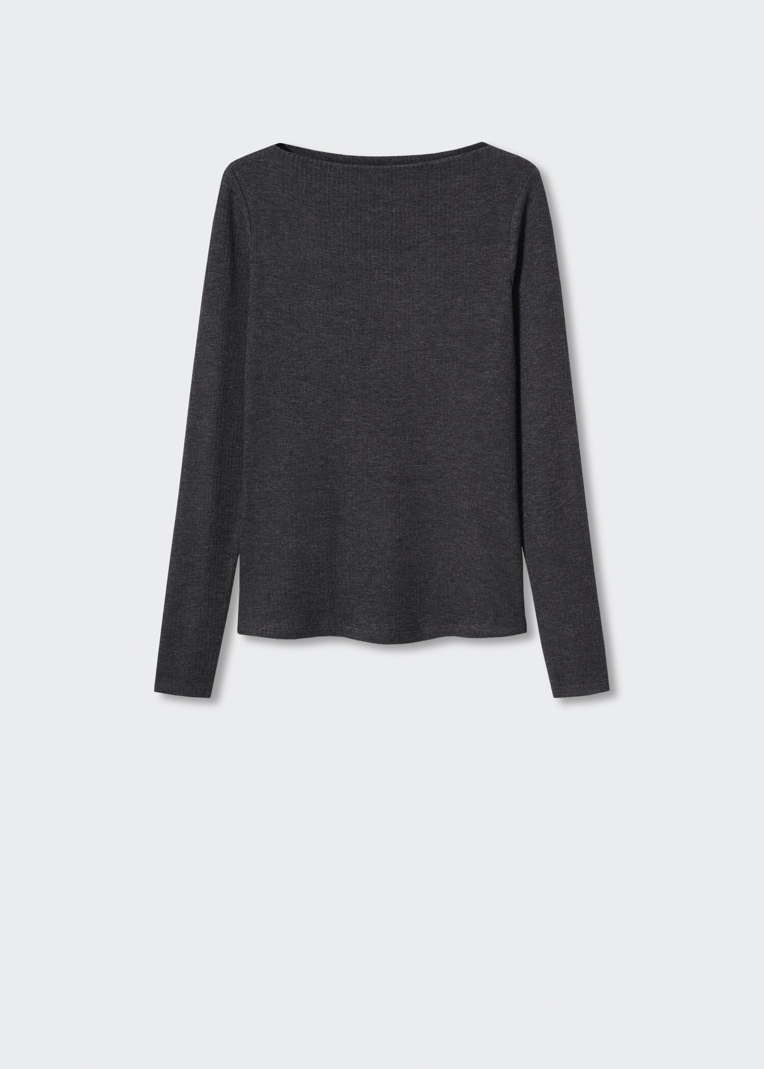 T-Shirt mit Bateau-Ausschnitt - Artikel ohne Model