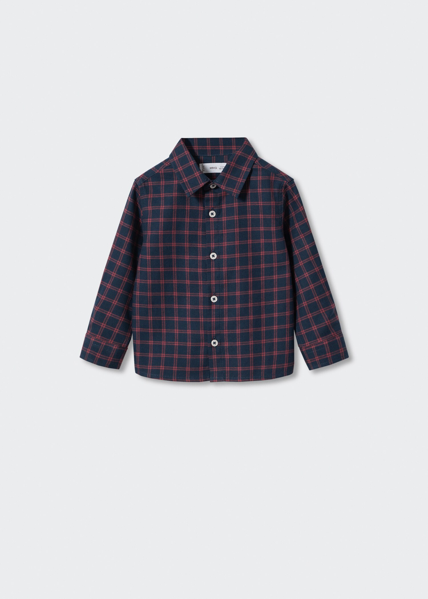 Check cotton shirt - Article without model