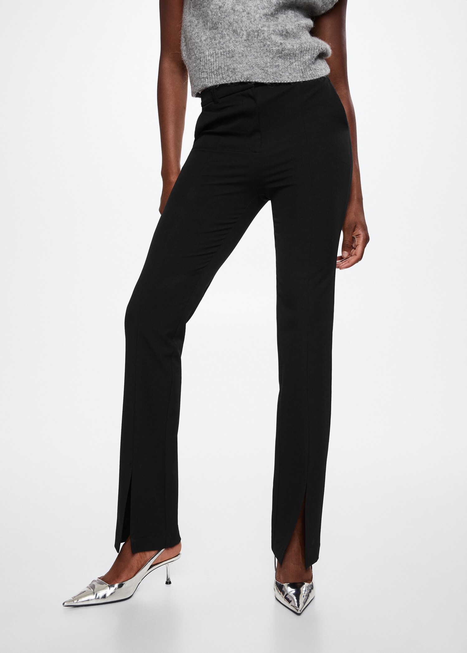 Slit hem trousers - Details of the article 6