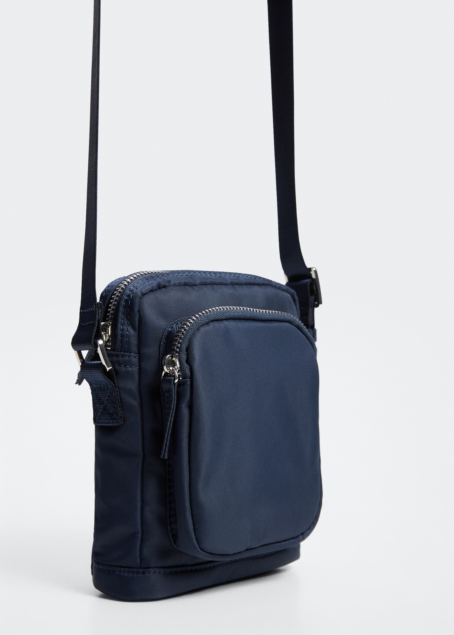 Nylon cross-body bag - Medium plane