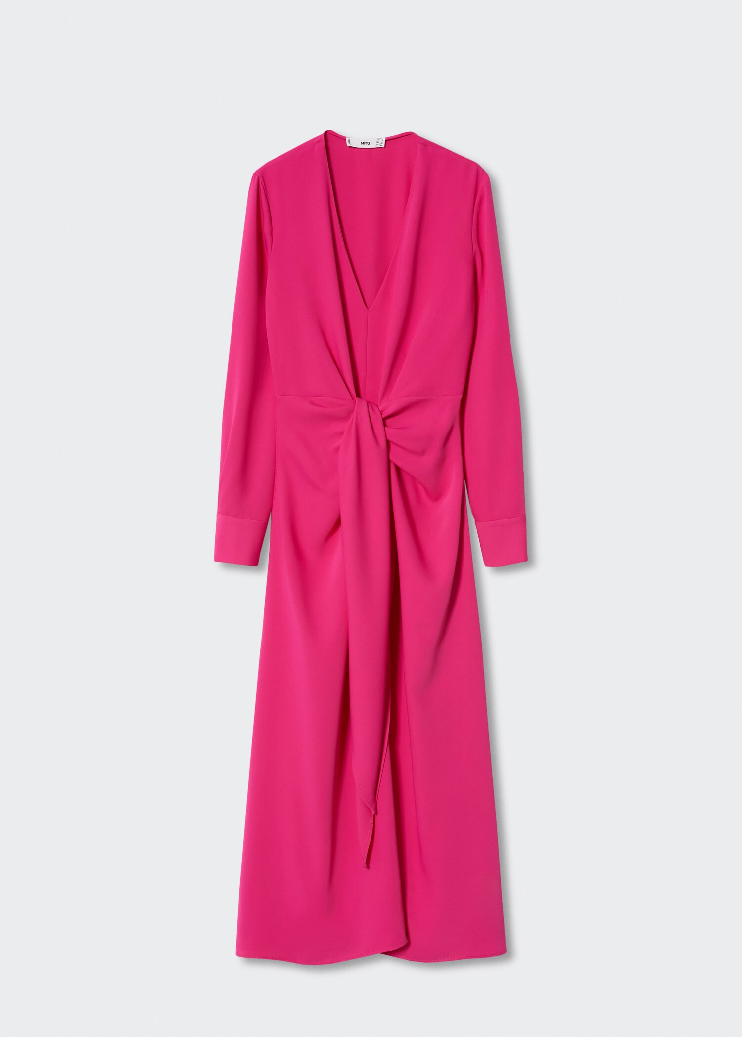 Midi-Kleid mit Schleife - Artikel ohne Model