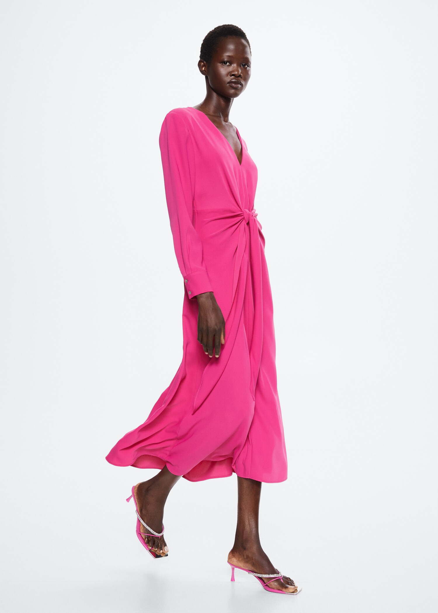 Midi-Kleid mit Schleife - Detail des Artikels 1