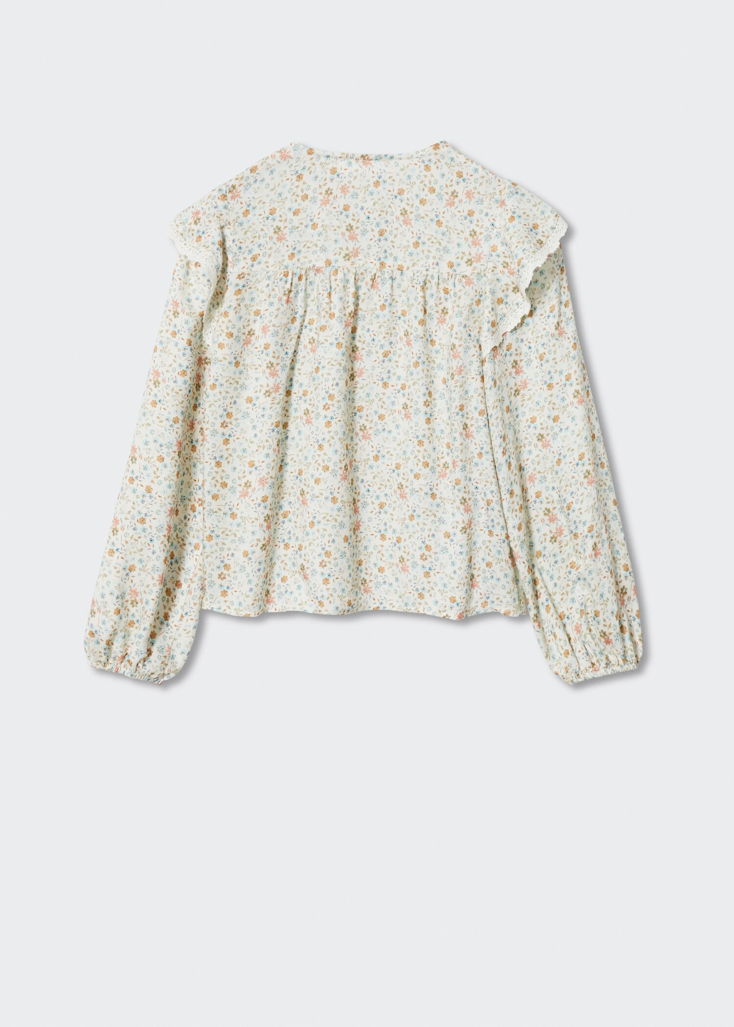 Floral print blouse - Reverse of the article