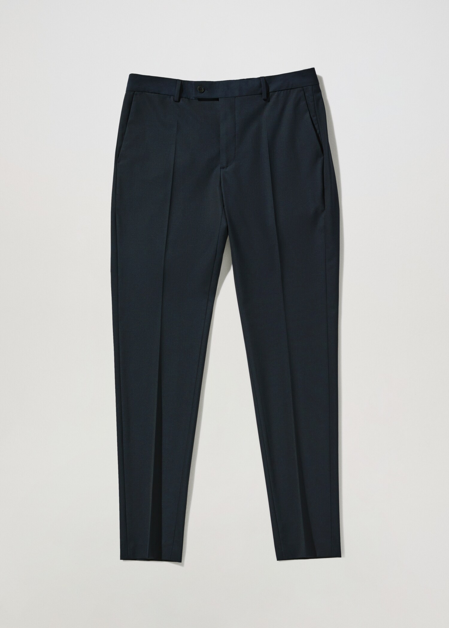 Slim fit wool suit trousers - Article without model