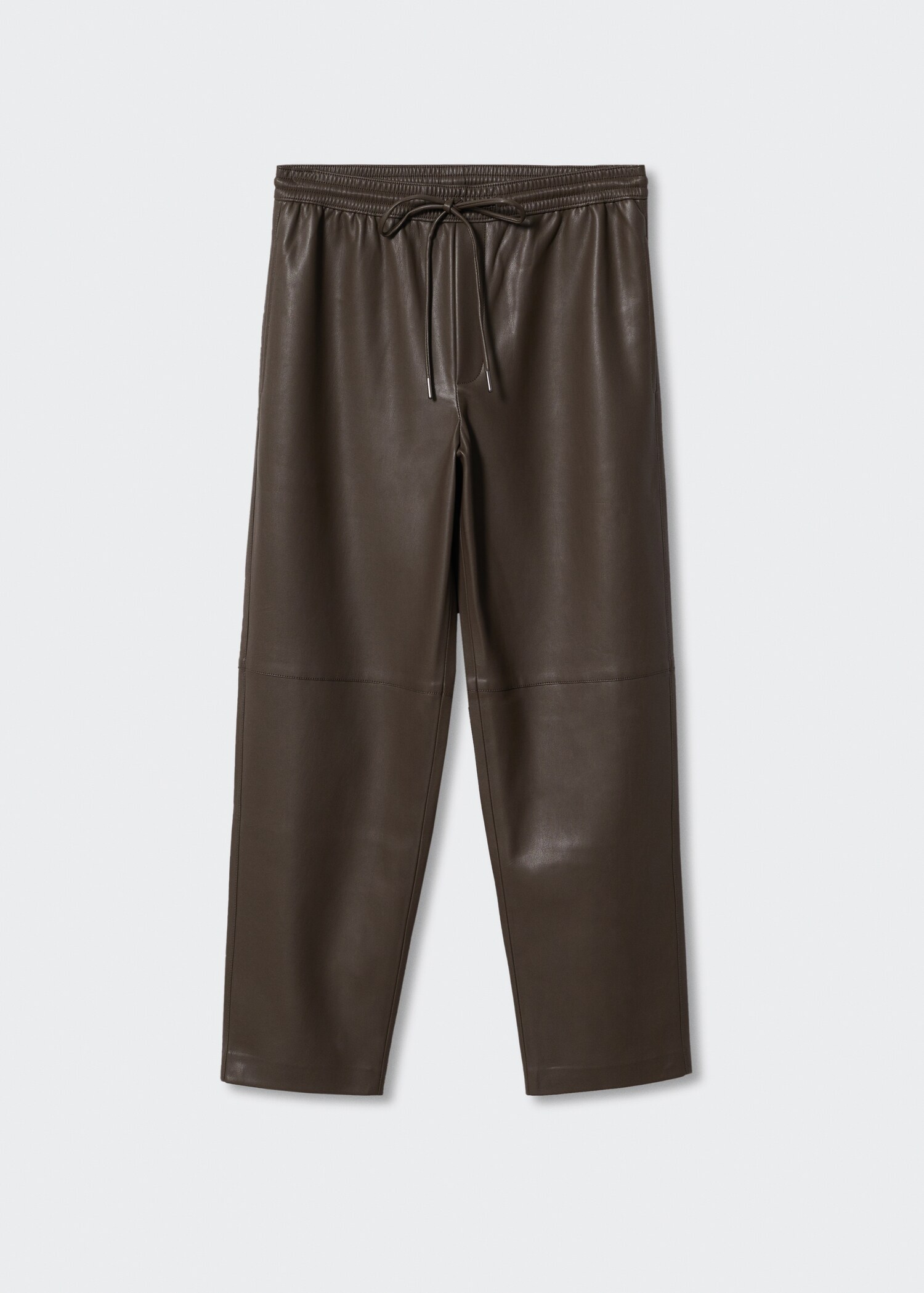 Hose mit Stretchbund und Leder-Effekt - Artikel ohne Model