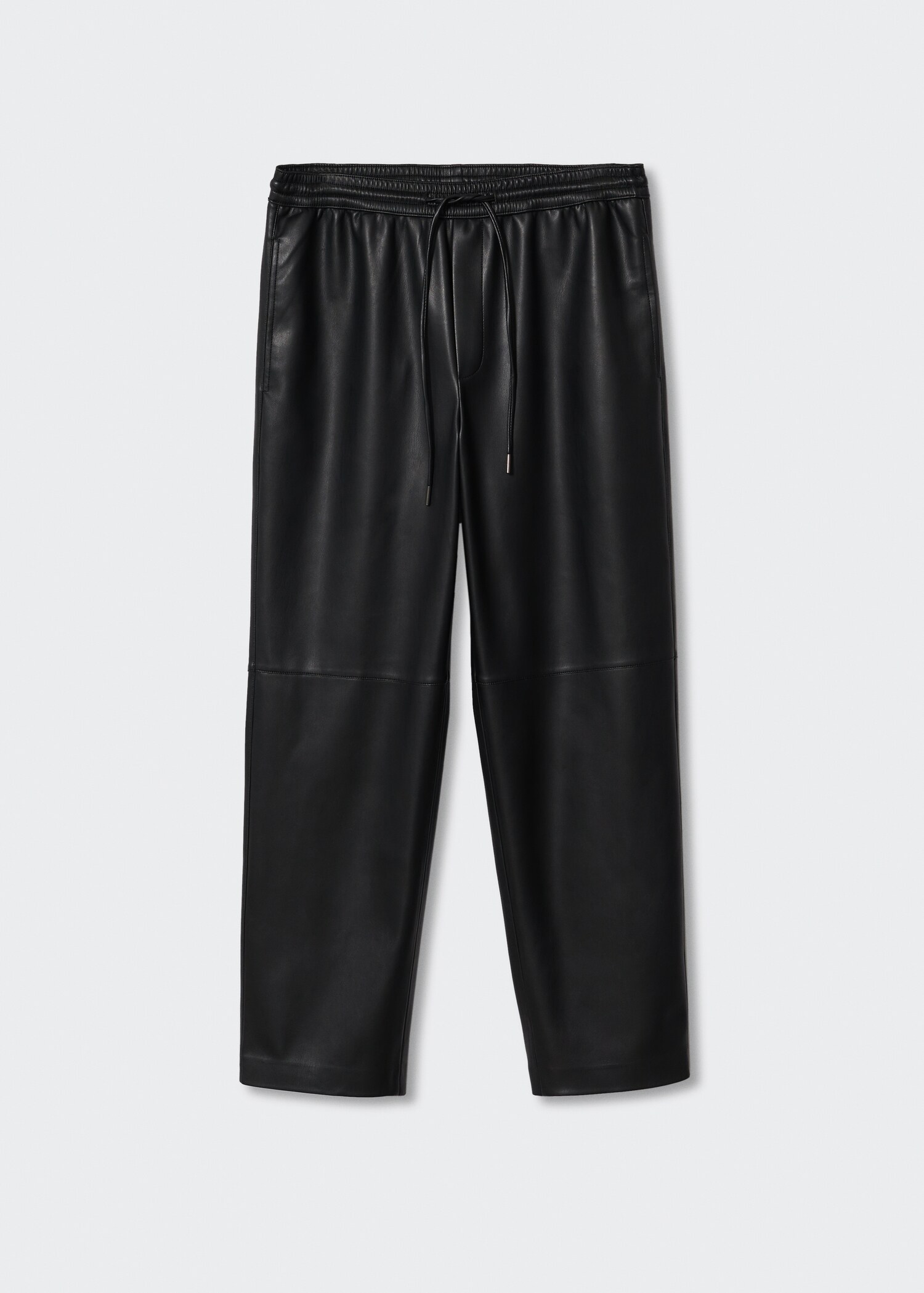 Hose mit Stretchbund und Leder-Effekt - Artikel ohne Model