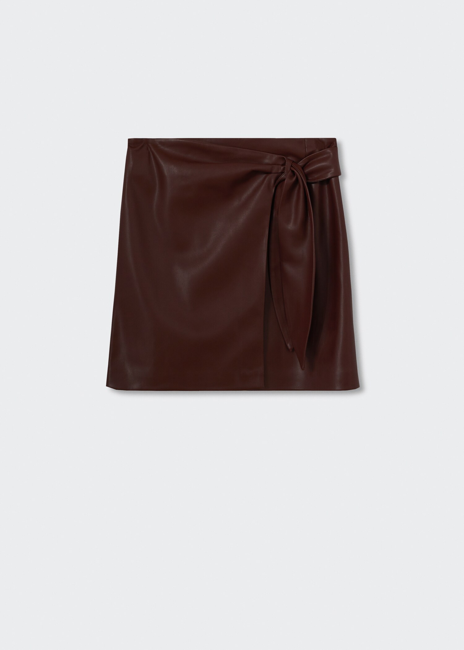 Leather-effect skirt - Article without model