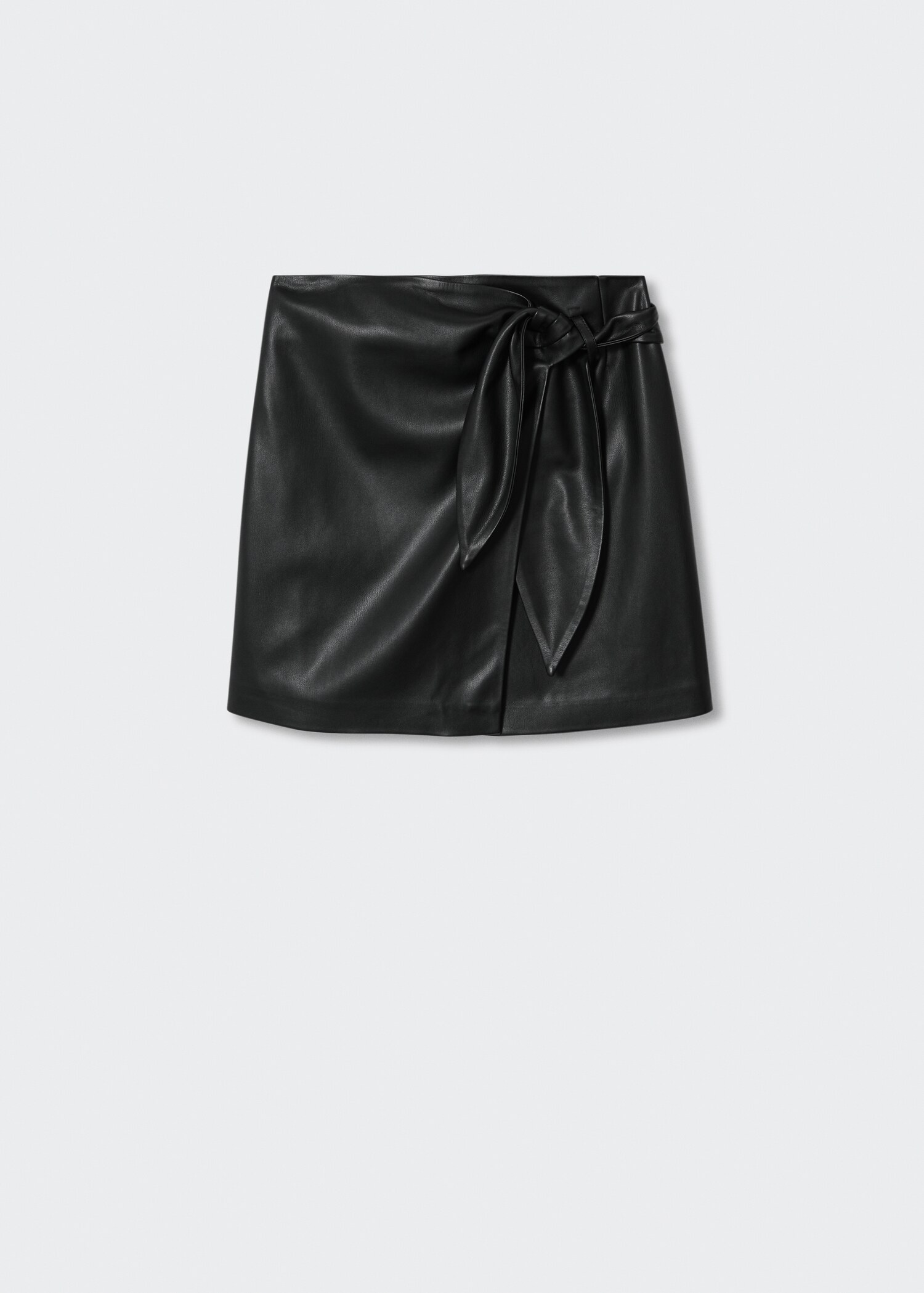 Faux-leather skirt - Article without model