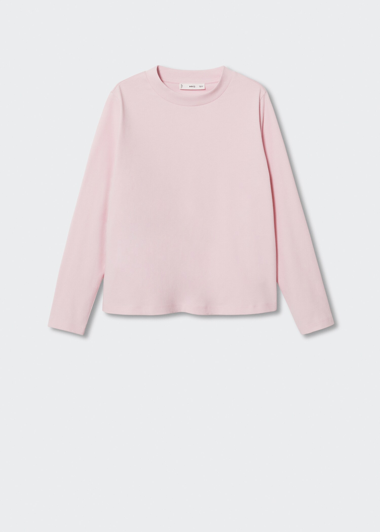 Langärmliges Baumwoll-T-Shirt - Artikel ohne Model
