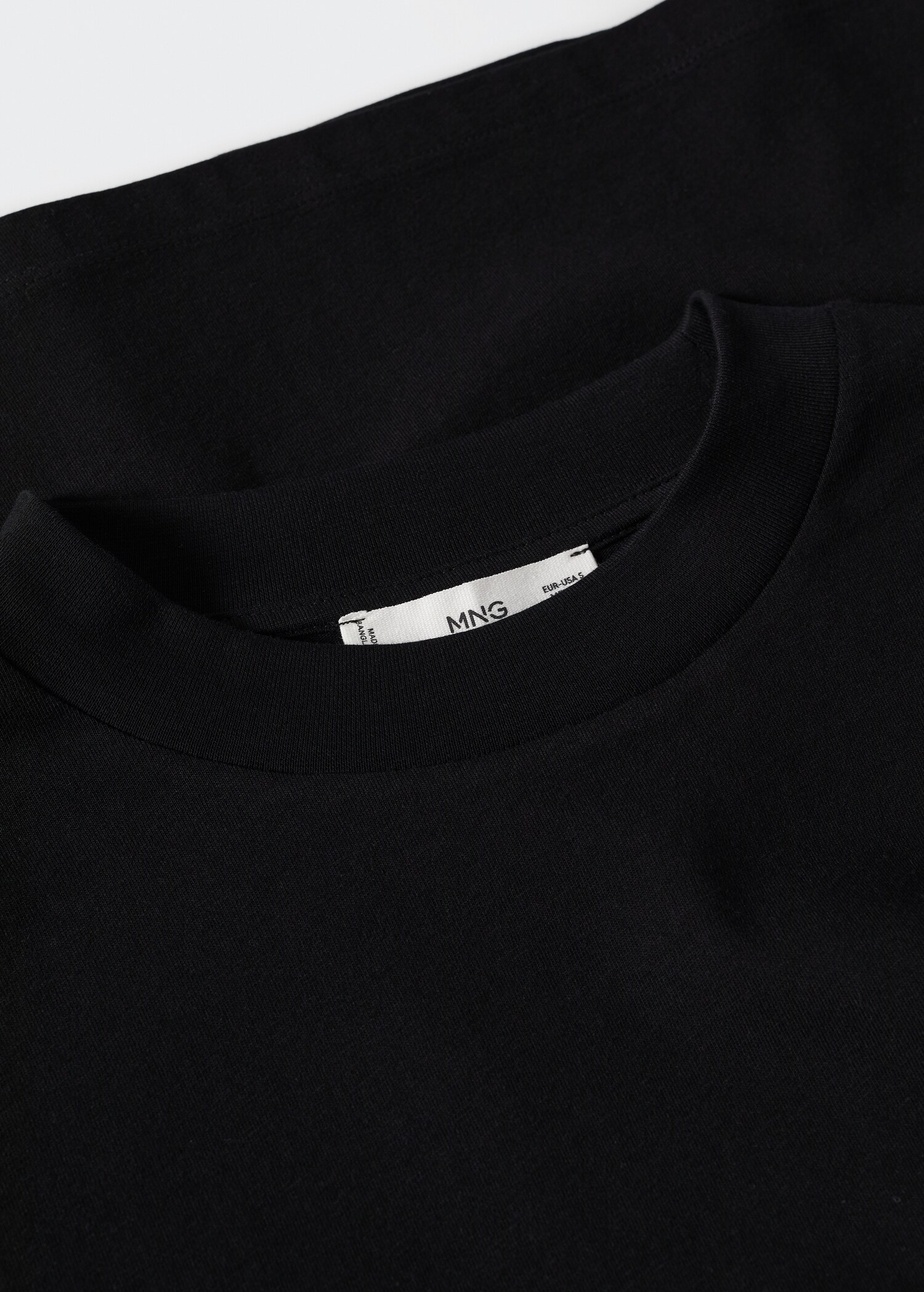Langärmliges Baumwoll-T-Shirt - Detail des Artikels 8