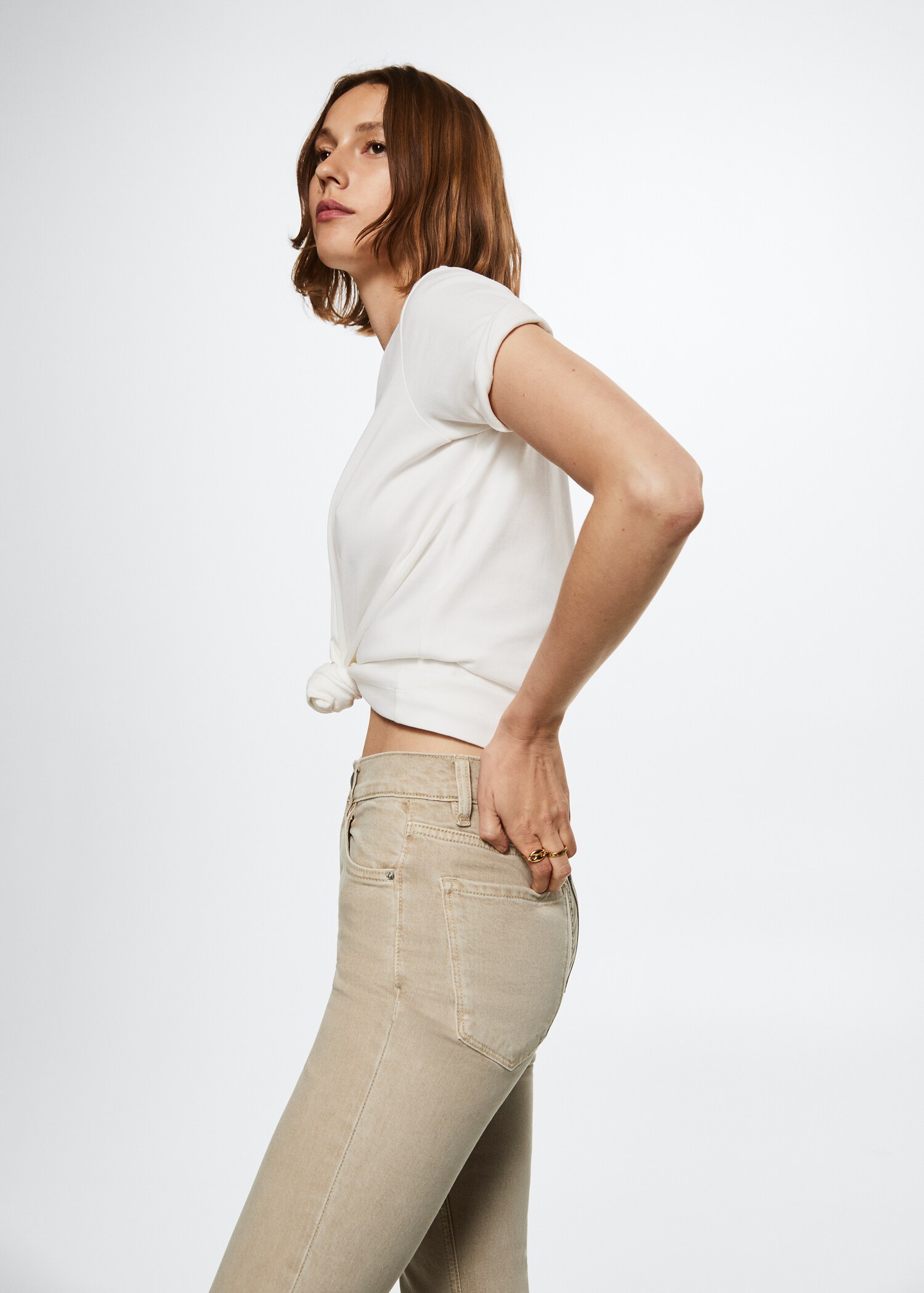 High-waist bootcut jeans - Details of the article 2